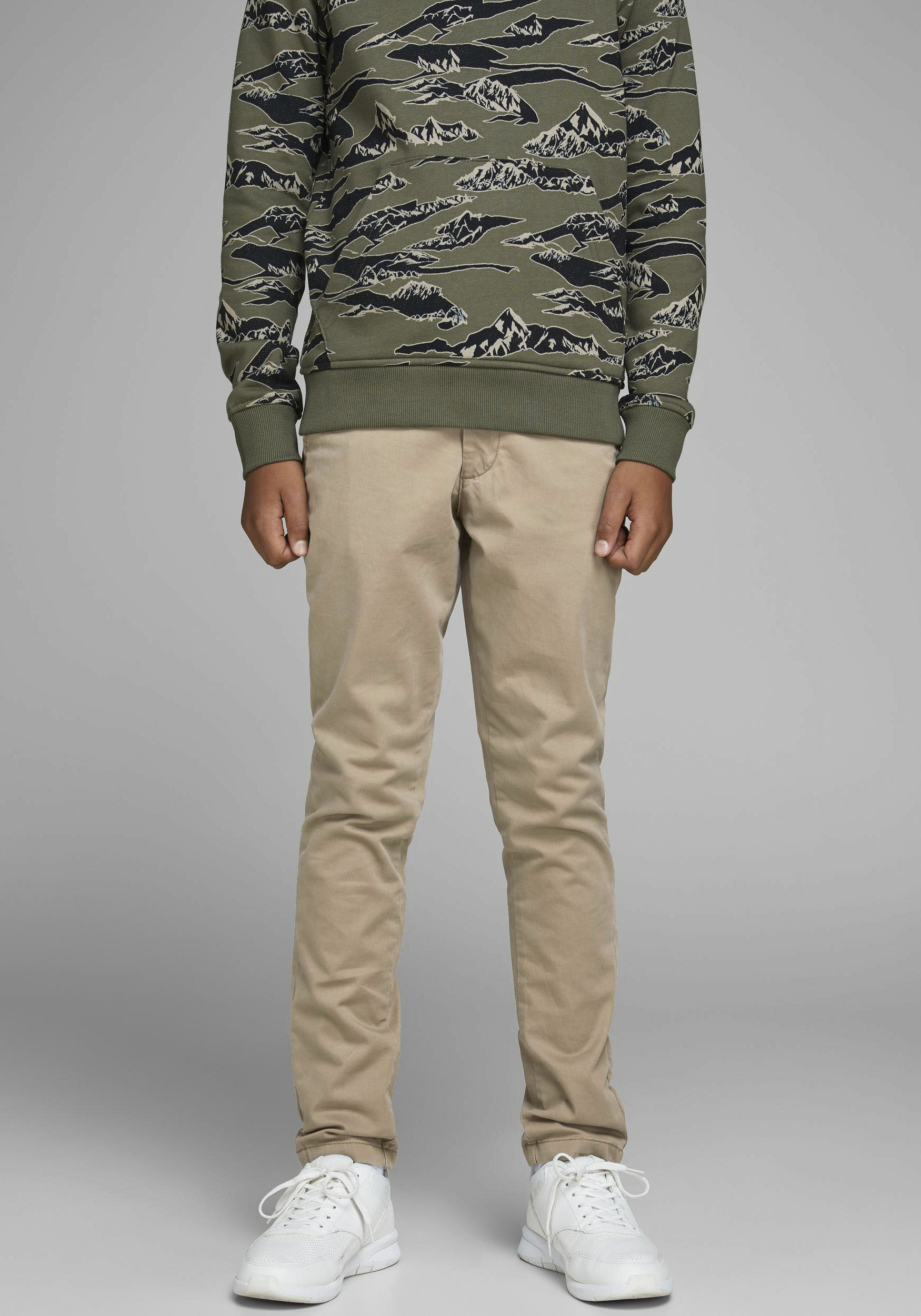 Jack & Jones Junior Chinos »JPSTMARCO JJBOWIE SA BEIGE NOOS JNR« von Jack & Jones Junior