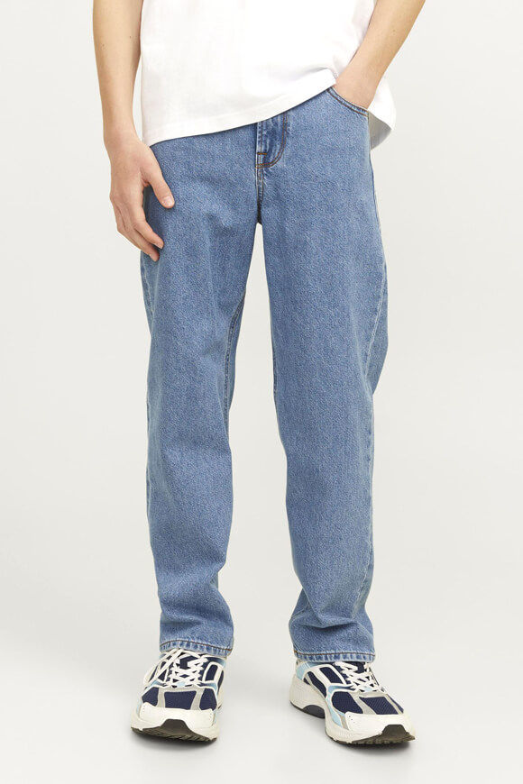 Jack & Jones Junior Chris Relaxed Fit Jeans | Medium Blue Denim | Jungen  | 152 von Jack & Jones Junior