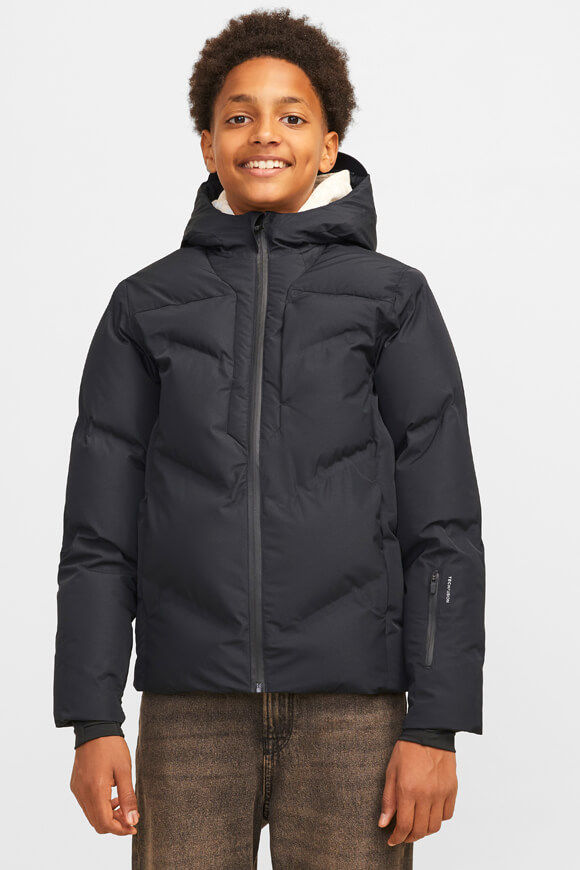 Jack & Jones Junior Coslay Heat Quilted Pufferjacke | Black | Jungen  | 152 von Jack & Jones Junior