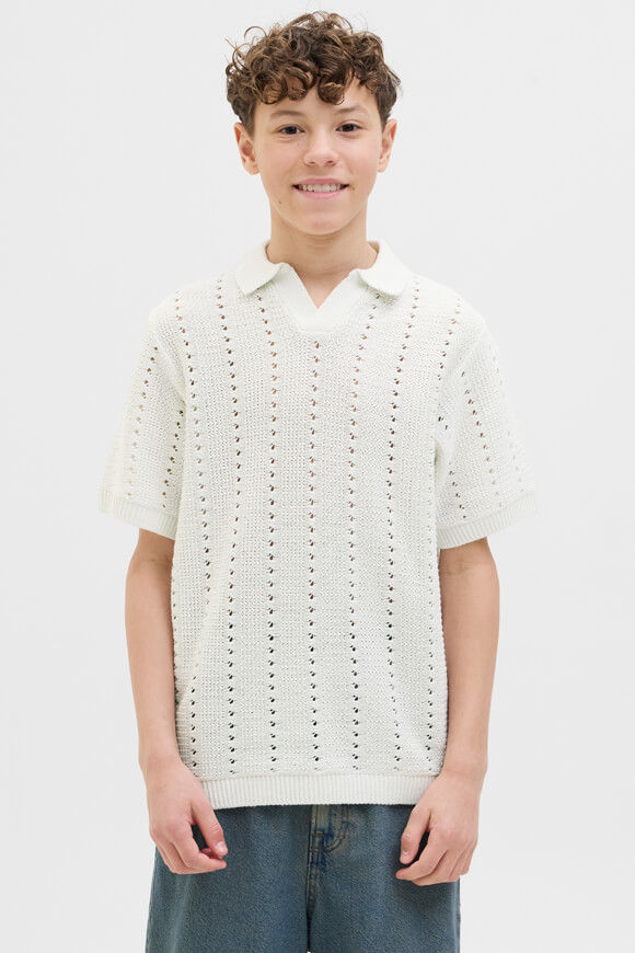 Jack & Jones Junior JORPAROS Strick Poloshirt | Sea Salt | Jungen | 140 Jack & Jones Junior JORPAROS Strick Poloshirt | Sea Salt | Jungen | 140 von Jack & Jones Junior