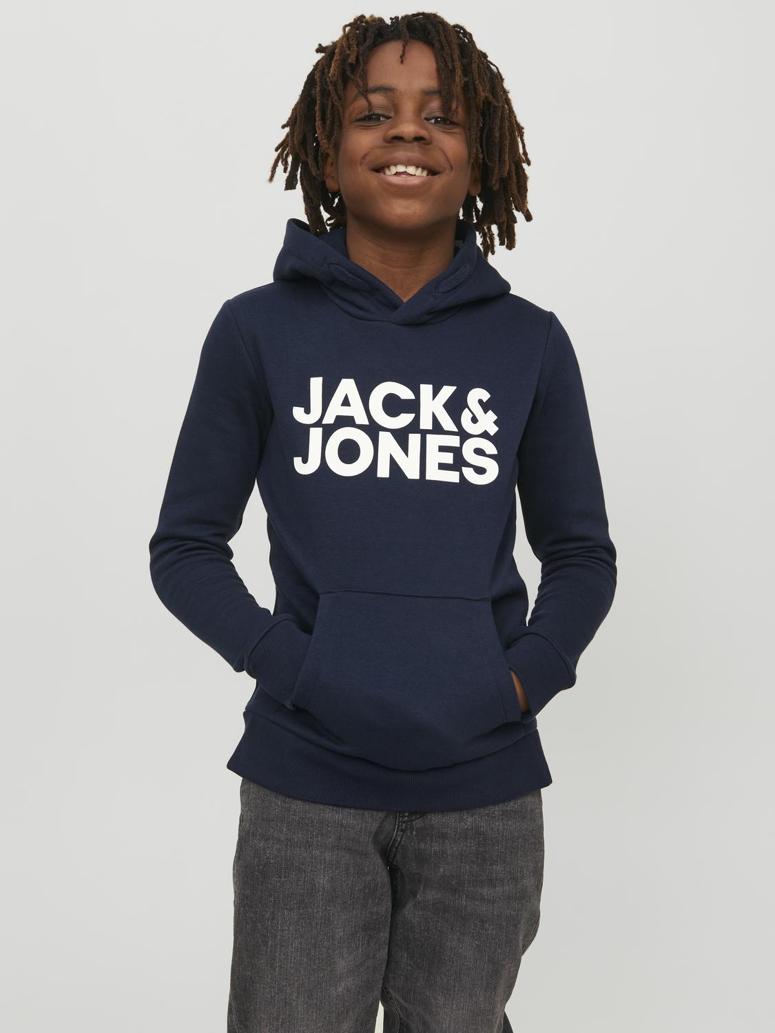 Jack & Jones Junior Kapuzensweatshirt »JJECORP LOGO SWEAT HOOD« von Jack & Jones Junior