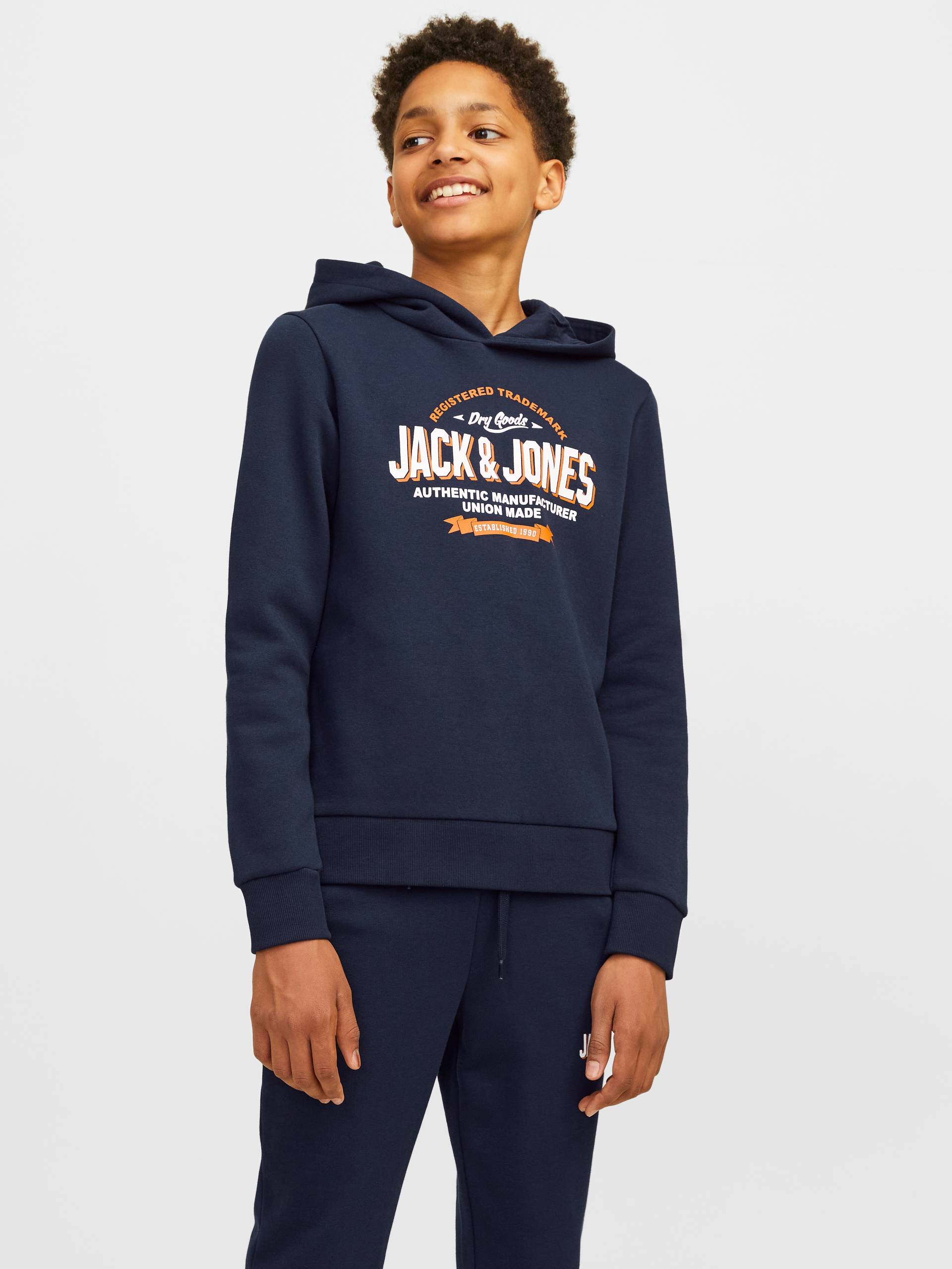 Jack & Jones Junior Kapuzensweatshirt »JJELOGO SWEAT HOOD 2 COL 24/25 NOOS JNR« von Jack & Jones Junior