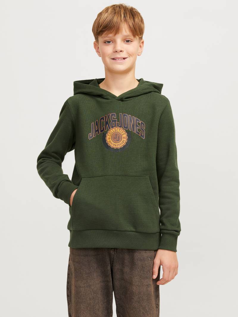 Jack & Jones Junior Kapuzensweatshirt »JJKAM VARSITY BRANDING SWEAT HOOD JNR« von Jack & Jones Junior