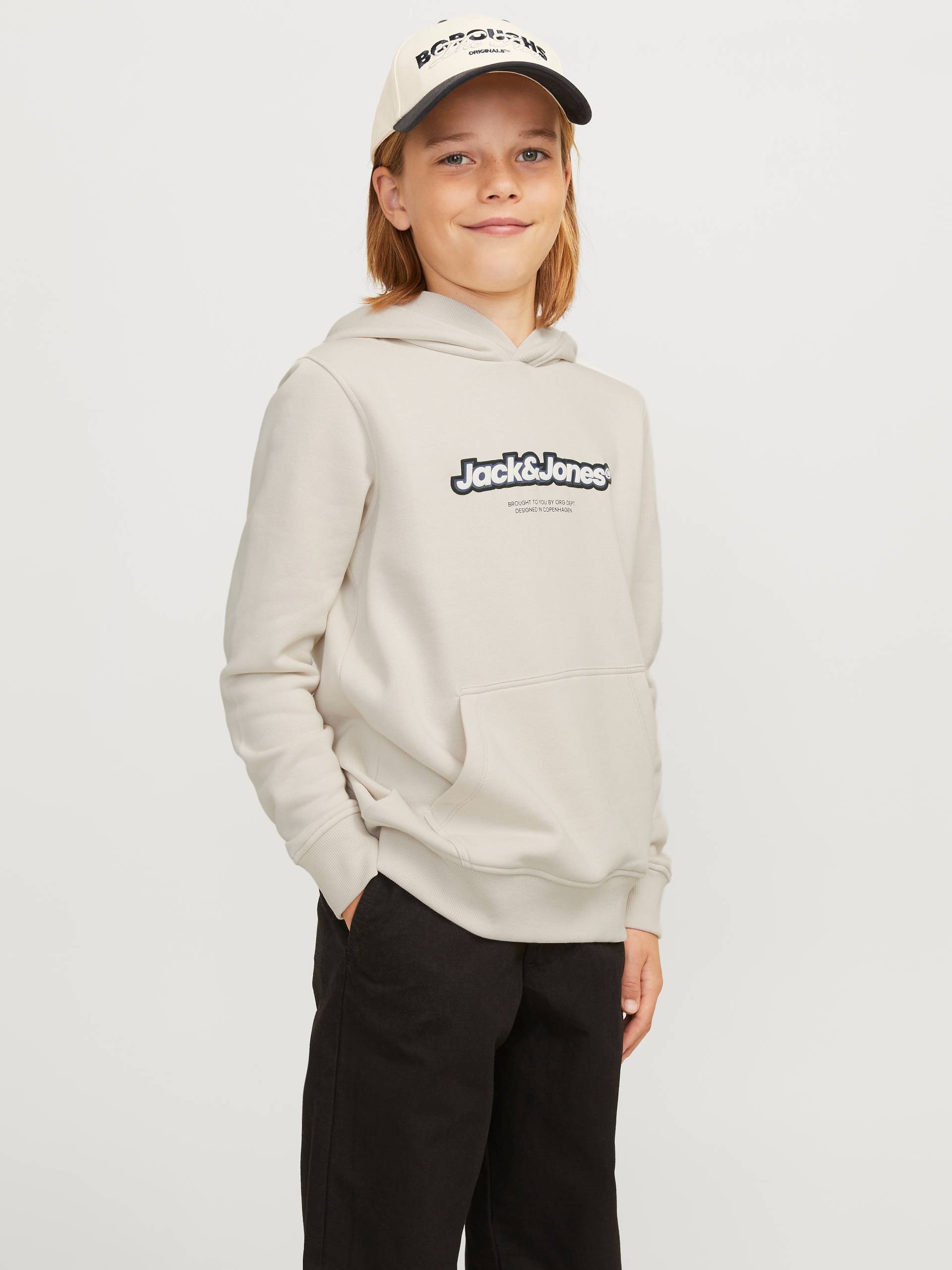 Jack & Jones Junior Kapuzensweatshirt »JORVESTERBRO NEWTON BRNDG SWEAT BF JNR« von Jack & Jones Junior