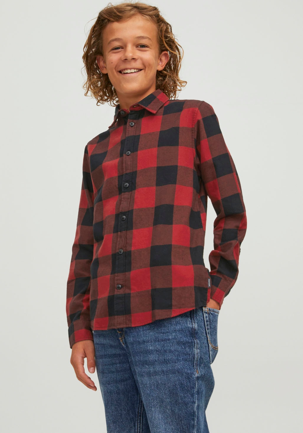 Jack & Jones Junior Karohemd »JJEGINGHAM TWILL SHIRT L/S NOOS JNR« von Jack & Jones Junior