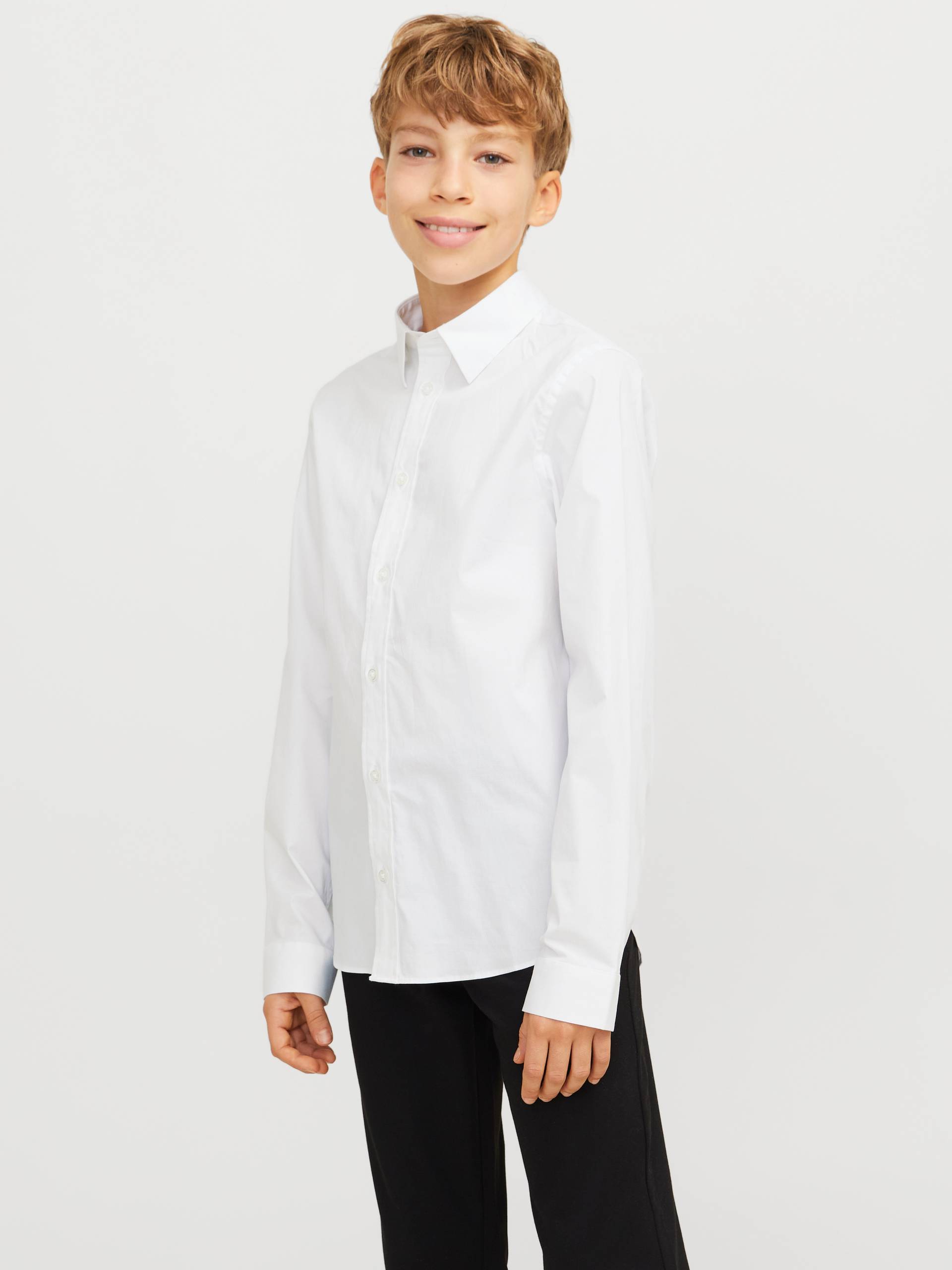 Jack & Jones Junior Langarmhemd »JJEAXEL STRETCH SHIRT LS NOOS JNR« von Jack & Jones Junior