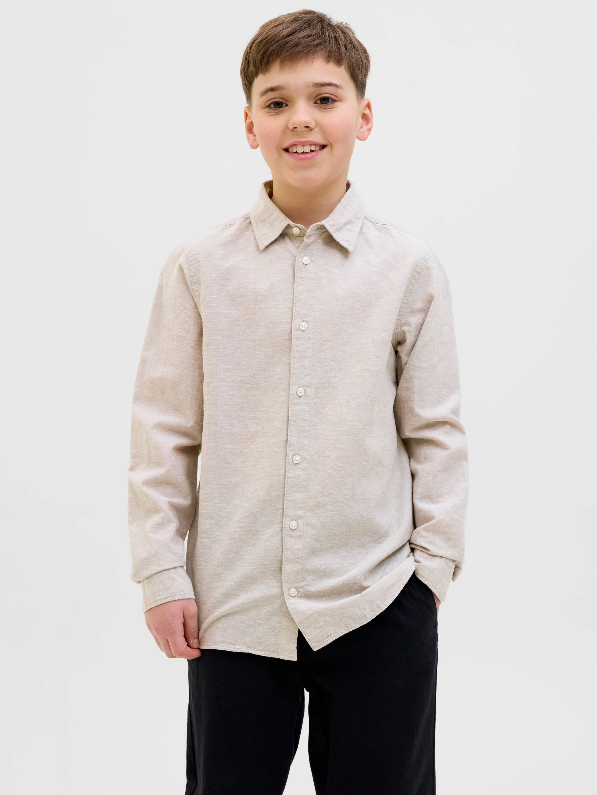 Jack & Jones Junior Langarmhemd »JJEBREEZE SHIRT LS SN JNR« von Jack & Jones Junior
