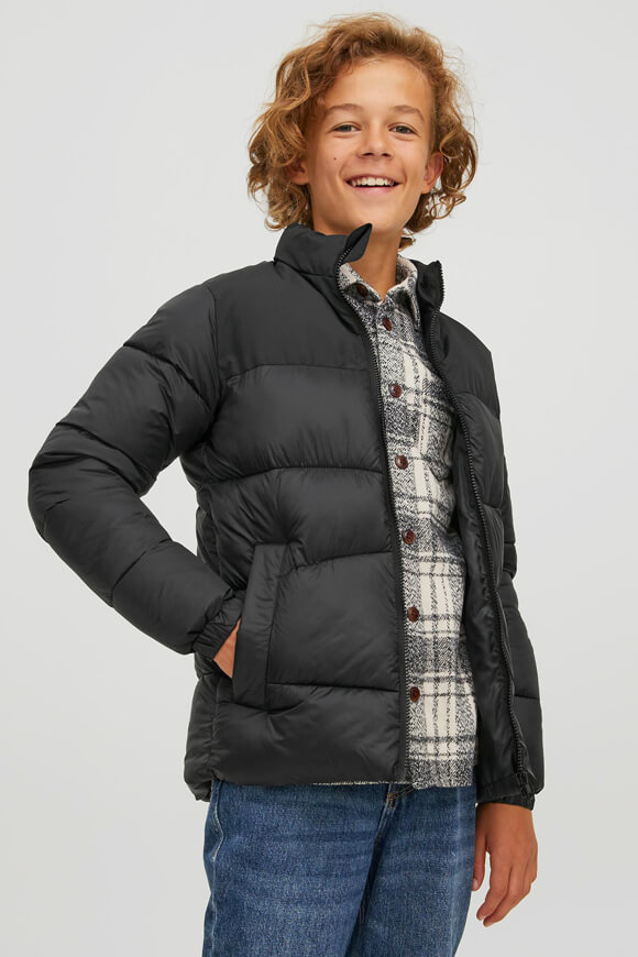 Jack & Jones Junior Pufferjacke | Schwarz | Jungen  | 140 von Jack & Jones Junior