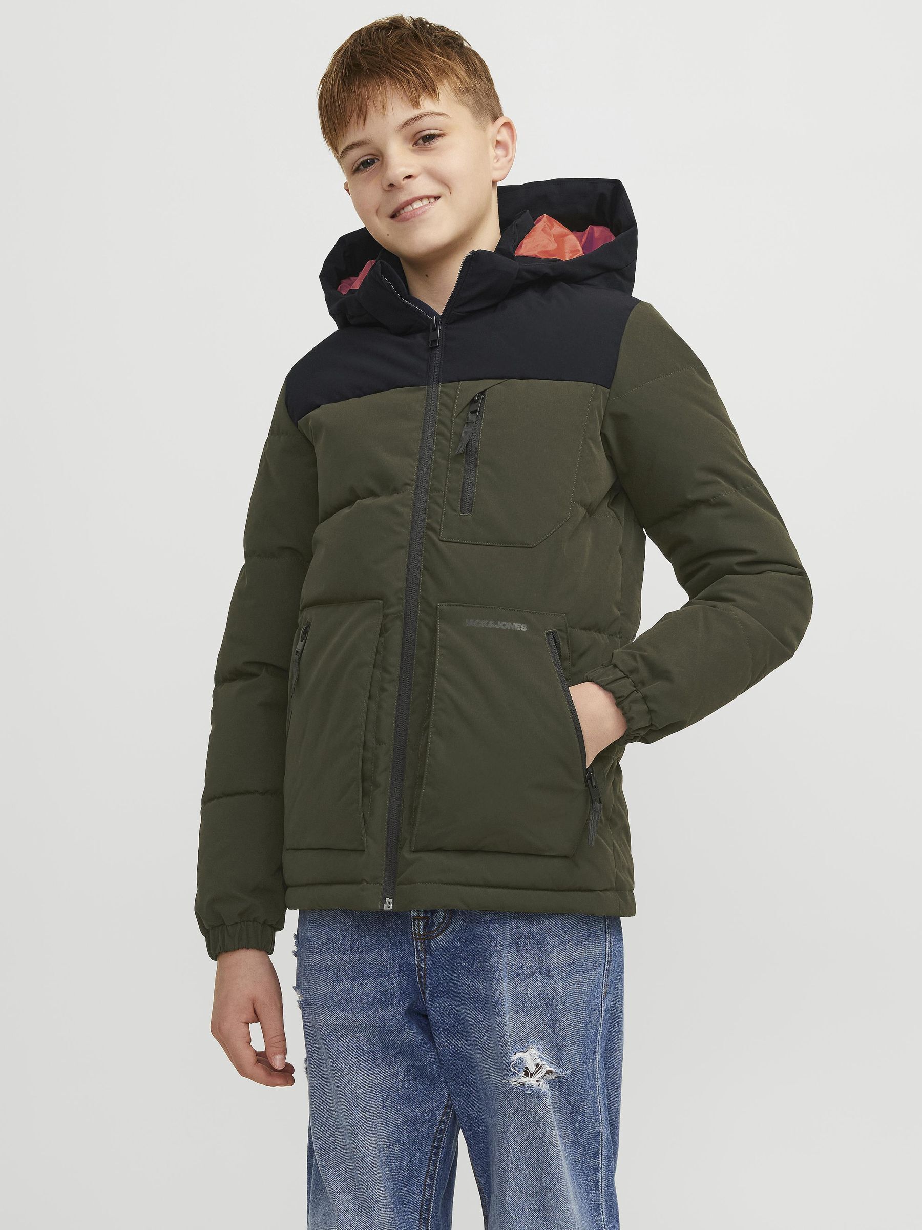 Jack & Jones Junior Steppjacke »JJEOTTO PUFFER JACKET SN JNR«, mit Kapuze von Jack & Jones Junior