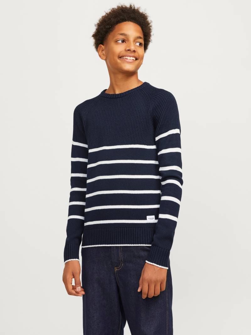 Jack & Jones Junior Strickpullover »JJPANNEL KNIT CREW NECK AW24 JNR« von Jack & Jones Junior