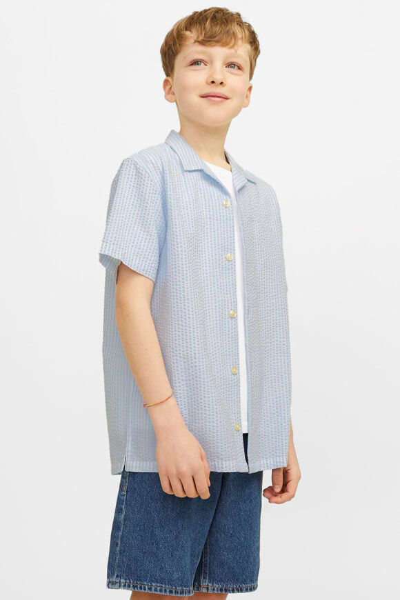 Jack & Jones Junior Strukturiertes Oversize Hemd | Cashmere Blue | Jungen  | 152 von Jack & Jones Junior