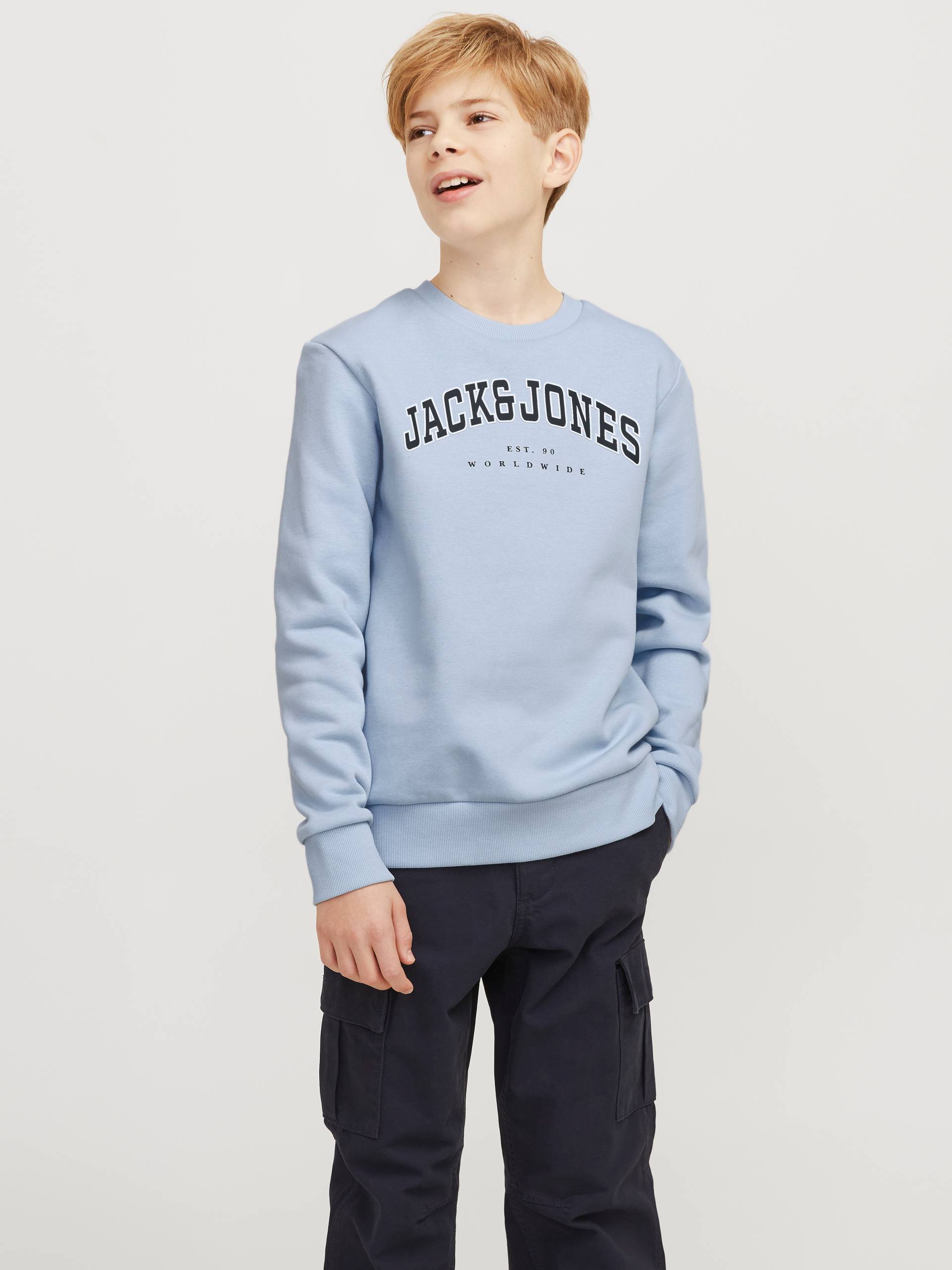 Jack & Jones Junior Sweatshirt »JJECALEB VARSITY SWEAT CREW NECK SN JNR« von Jack & Jones Junior