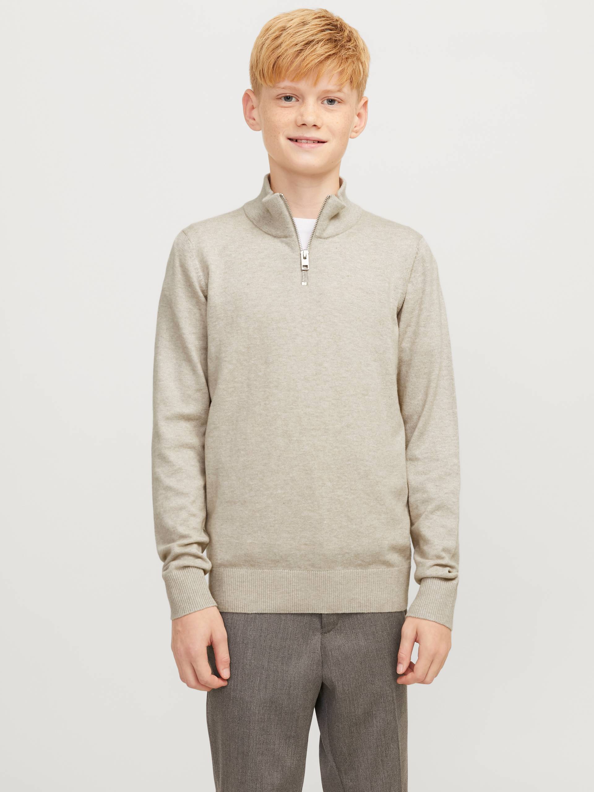 Jack & Jones Junior Troyer »JJEEMIL KNIT HALF ZIP NOOS JNR« von Jack & Jones Junior