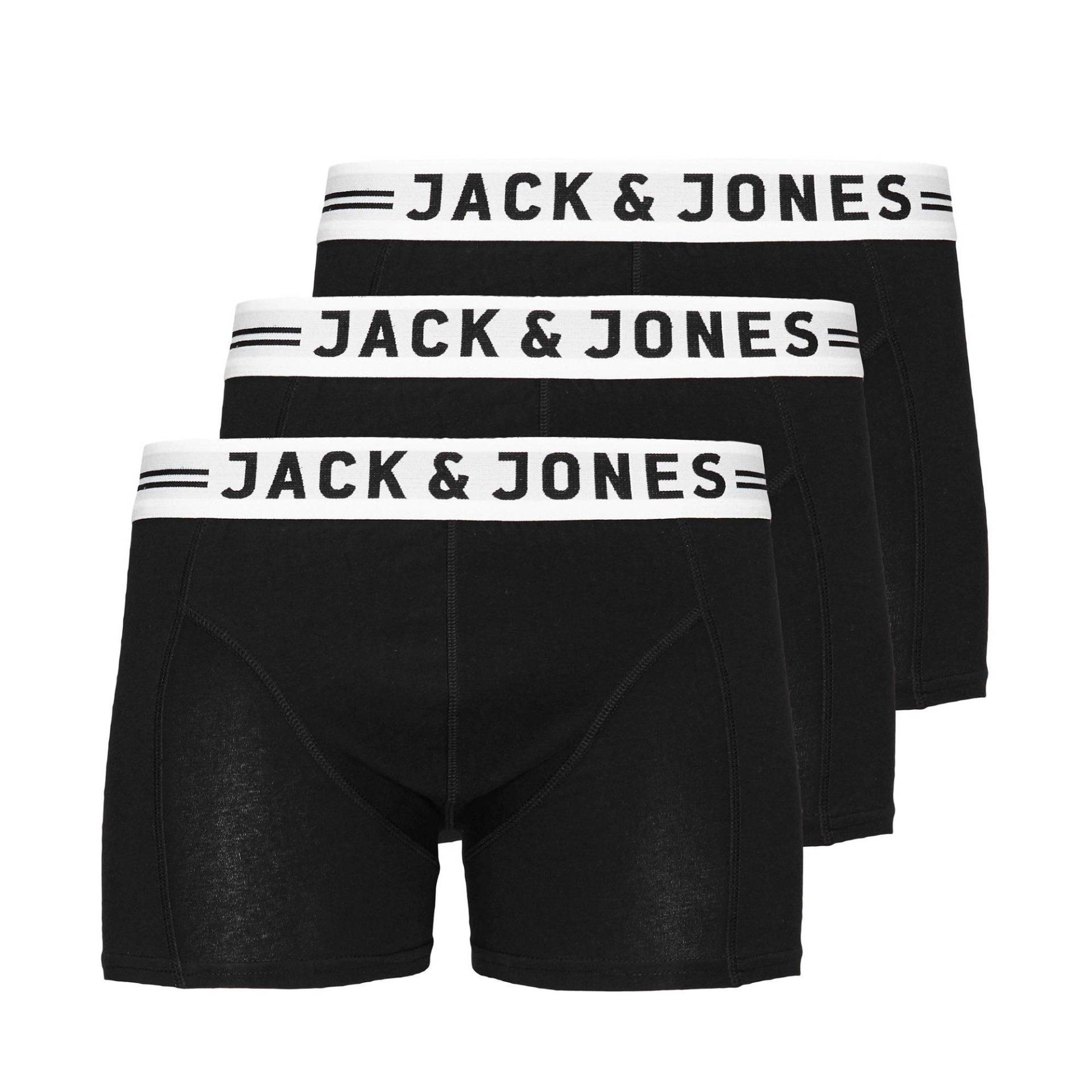 Jack & Jones - Triopack, Boxershorts, 164, Black von Jack & Jones