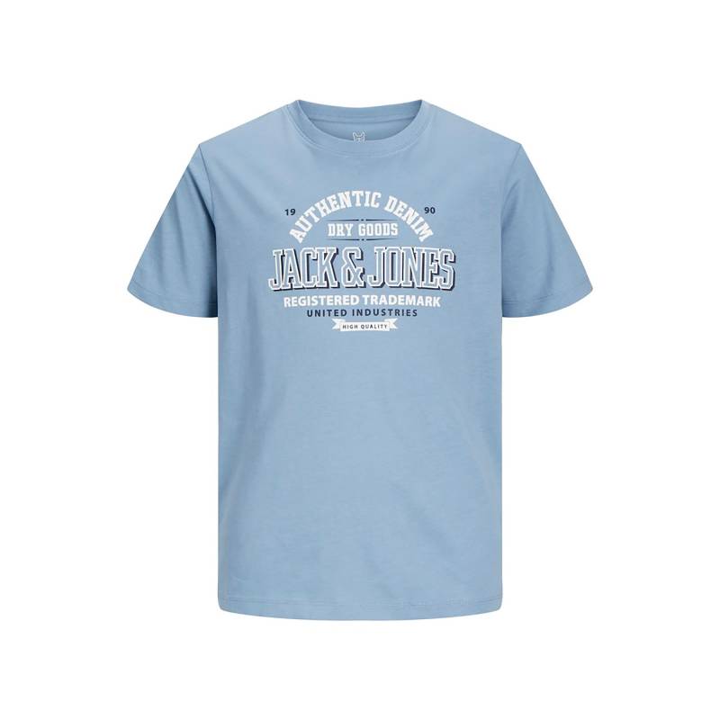 T-shirt, Kurzarm Jungen Hellblau 140 von Jack & Jones Junior