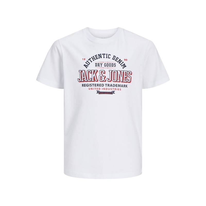 T-shirt, Kurzarm Jungen Weiss 128 von Jack & Jones Junior