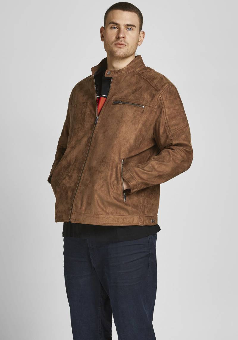 Jack & Jones PlusSize Bikerjacke »ROCKY JACKET«, bis Grösse 6XL von Jack & Jones PlusSize