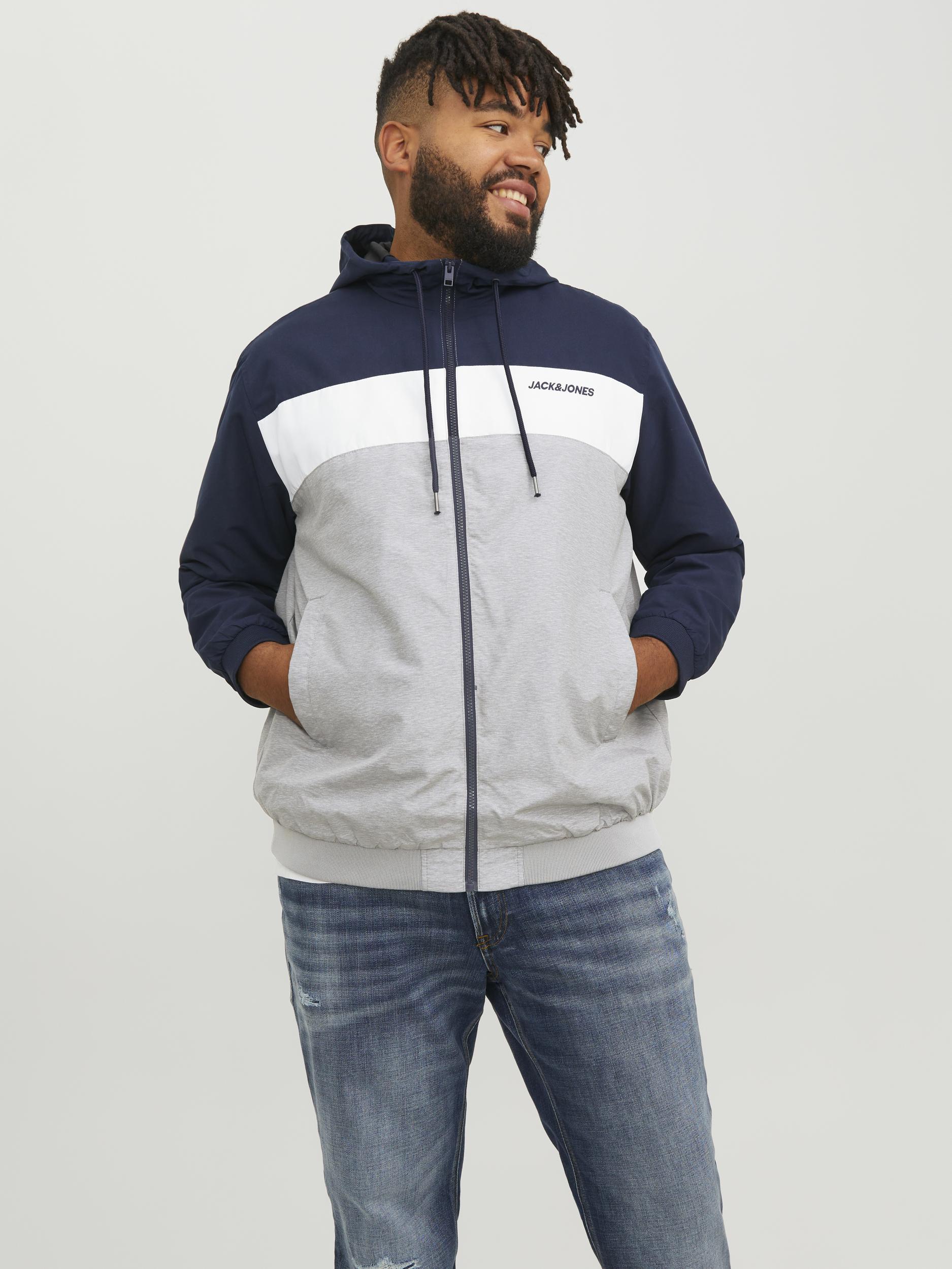 Jack & Jones PlusSize Bomberjacke »JJERUSH HOOD BOMBER NOOS PLS«, mit Kapuze von Jack & Jones PlusSize