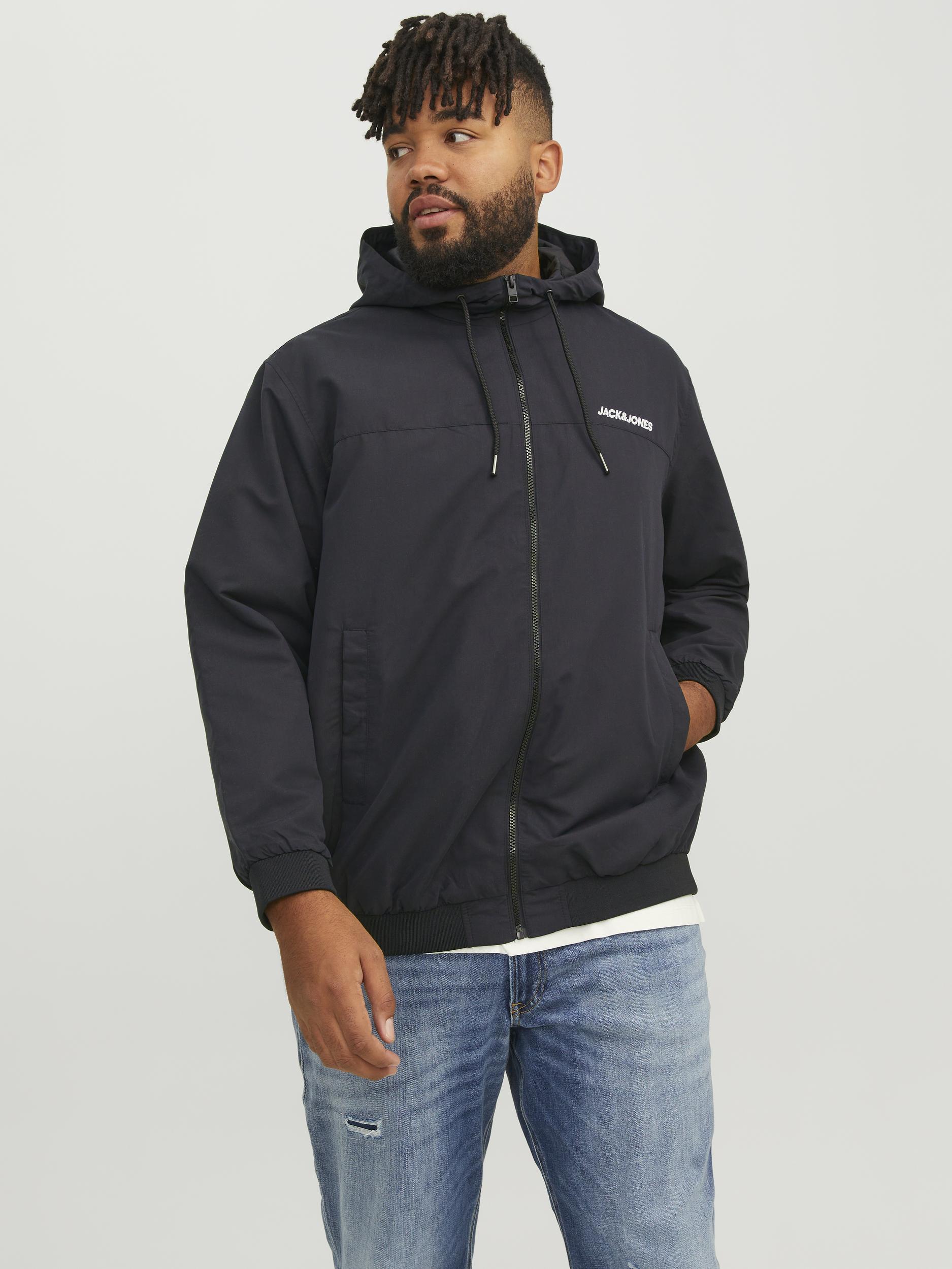 Jack & Jones PlusSize Bomberjacke »JJERUSH HOOD BOMBER NOOS PLS«, mit Kapuze von Jack & Jones PlusSize