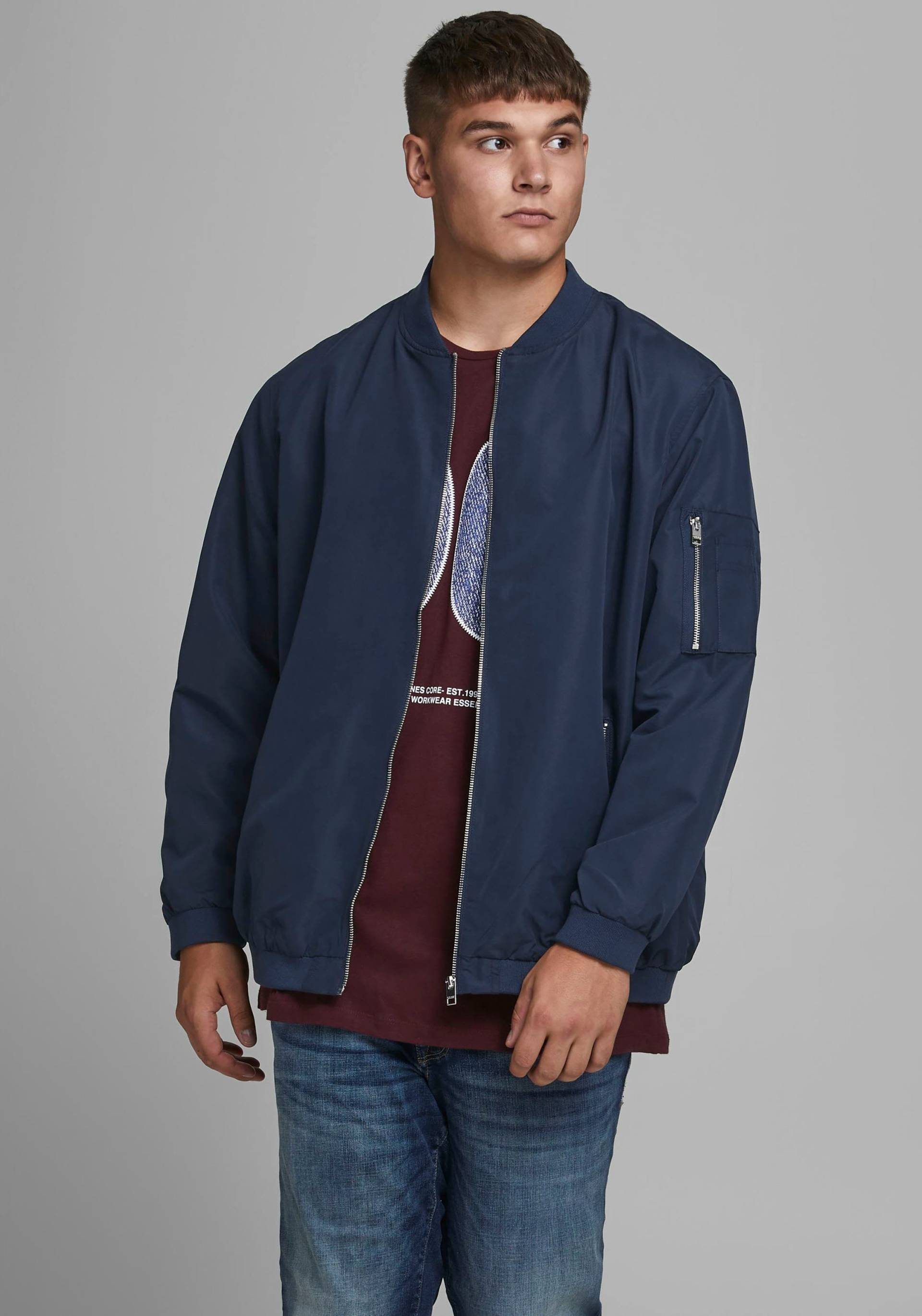 Jack & Jones PlusSize Bomberjacke »RUSH BOMBER«, Bis Grösse 6XL von Jack & Jones PlusSize