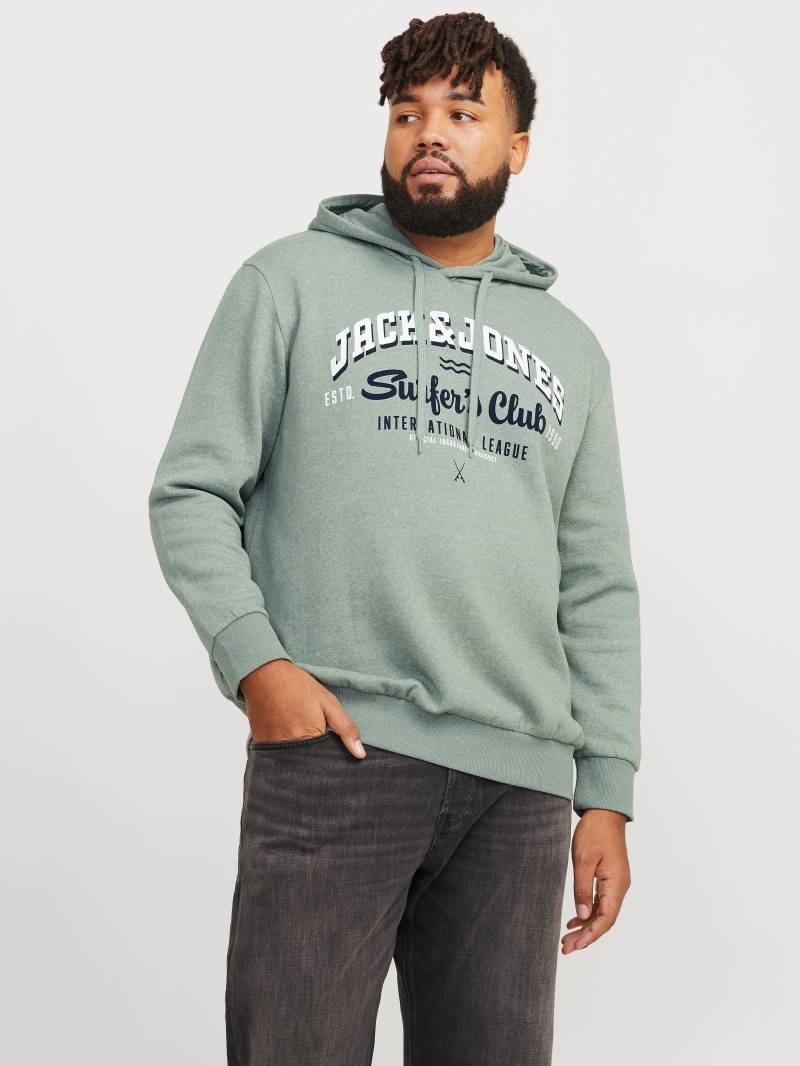 Jack & Jones PlusSize Hoodie »JJELOGO SWEAT HOOD 2 COL 24/25 NOOS PLS«, mit Logo Frontprint von Jack & Jones PlusSize