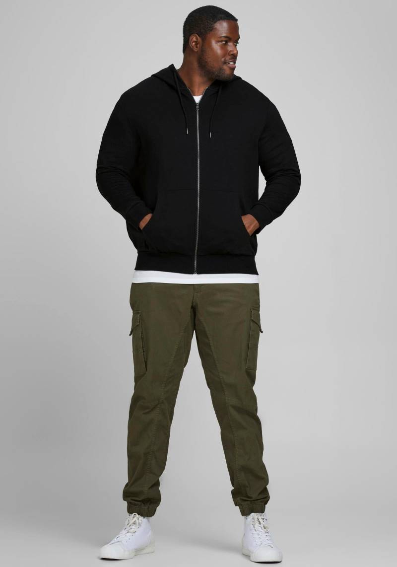 Jack & Jones PlusSize Kapuzensweatjacke »BASIC SWEAT ZIP HOOD«, bis Grösse 6XL von Jack & Jones PlusSize