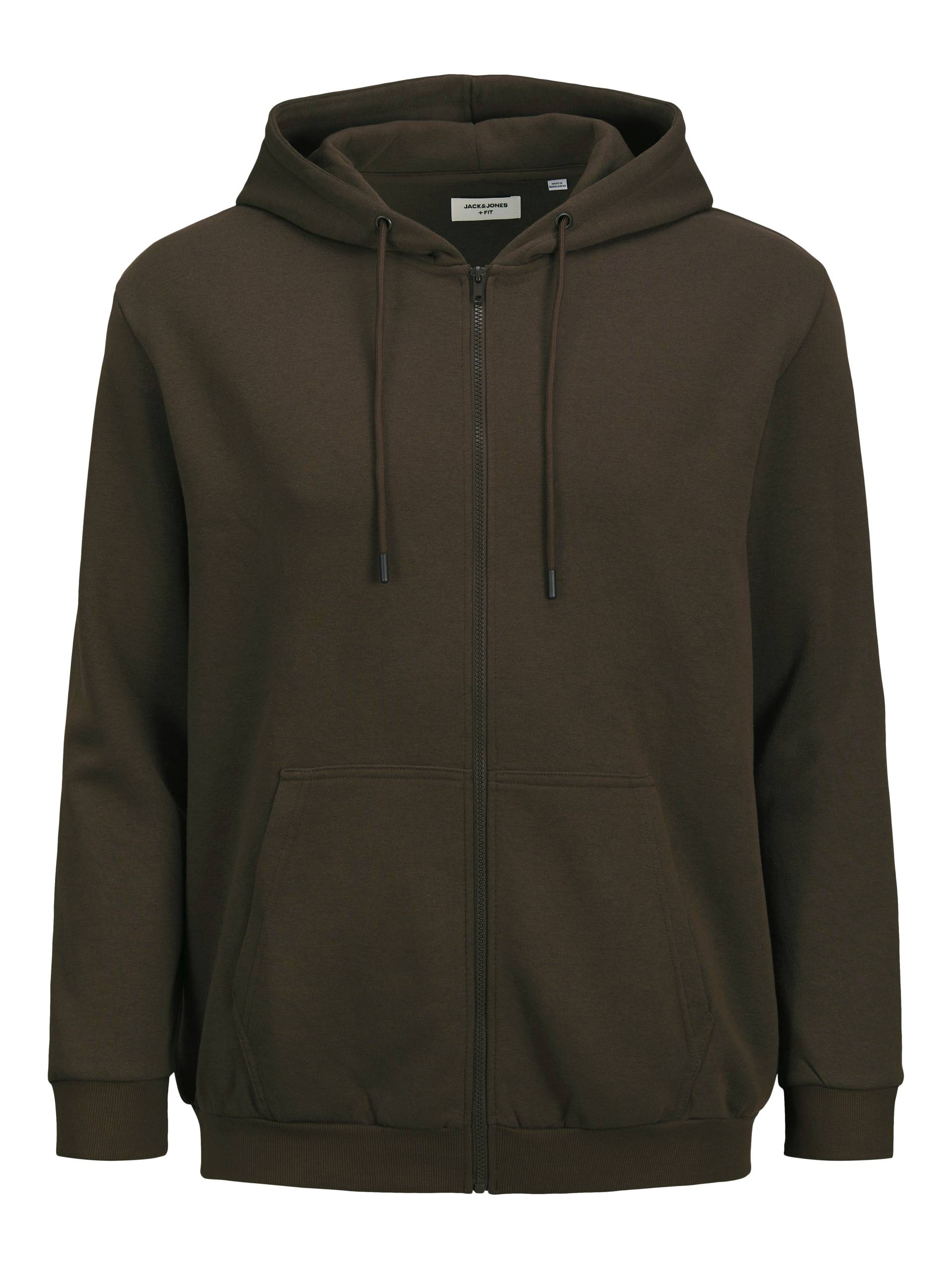 Jack & Jones PlusSize Kapuzensweatjacke »JJEBRADLEY SWEAT ZIP HOOD NOOS PLS« von Jack & Jones PlusSize