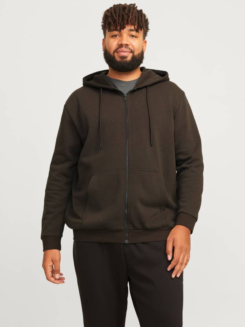 Jack & Jones PlusSize Kapuzensweatjacke »JJEBRADLEY SWEAT ZIP HOOD NOOS PLS« von Jack & Jones PlusSize