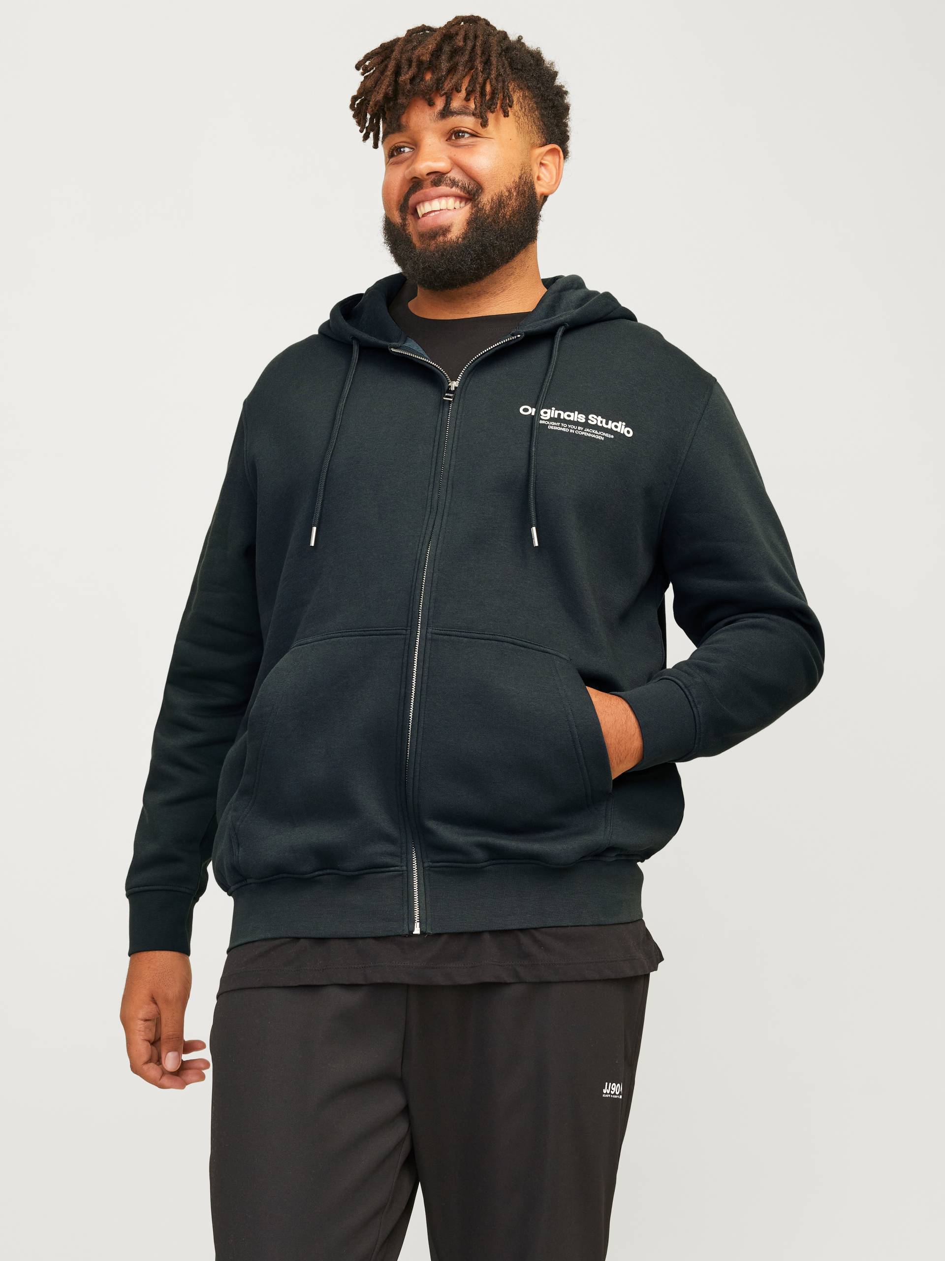 Jack & Jones PlusSize Kapuzensweatjacke »JORVESTERBRO SWEAT ZIP HOOD NOOS PLS« von Jack & Jones PlusSize