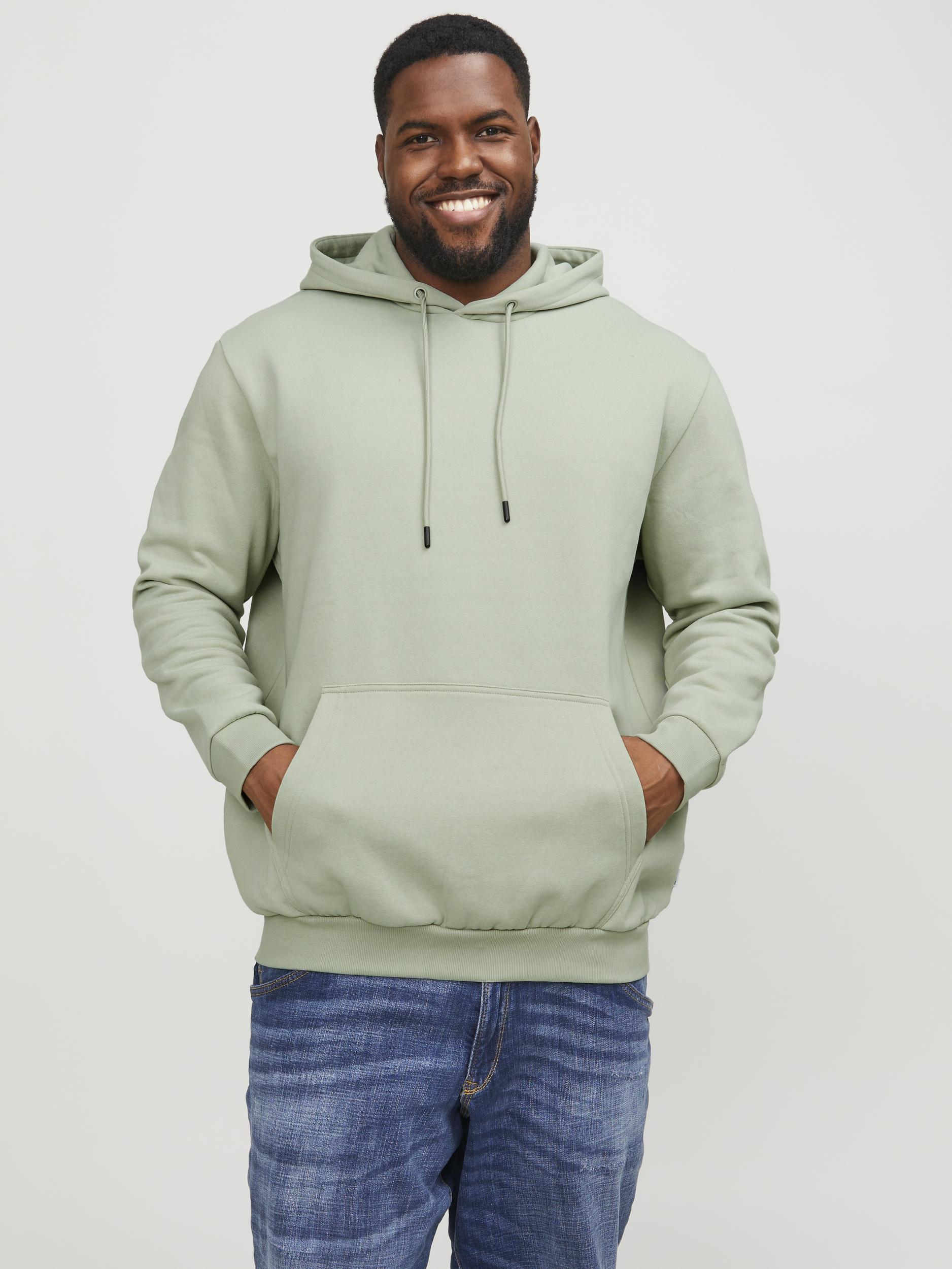 Jack & Jones PlusSize Kapuzensweatshirt »JJEBRADLEY SWEAT HOOD NOOS PLS«, mit Rippbündchen von Jack & Jones PlusSize