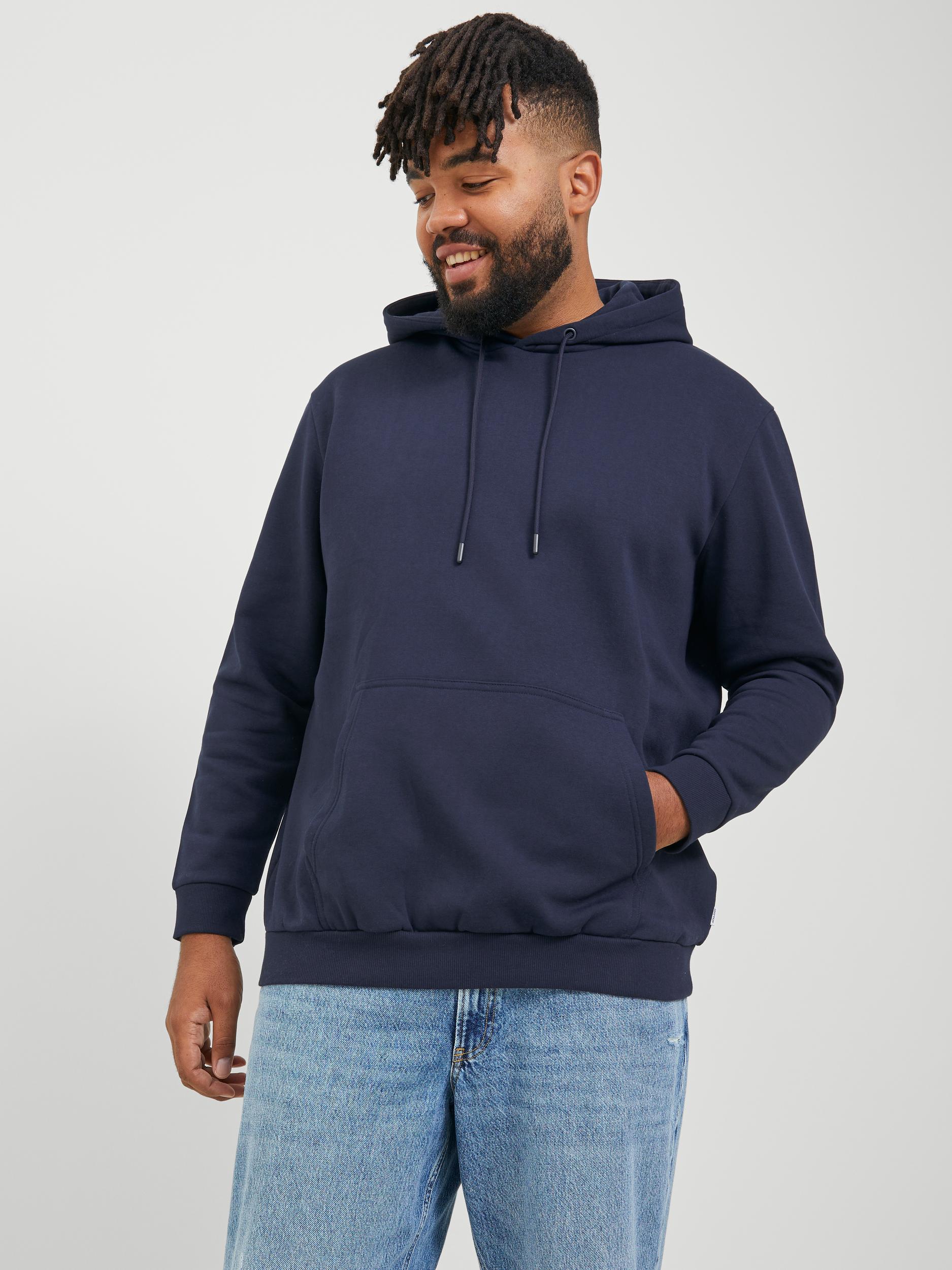 Jack & Jones PlusSize Kapuzensweatshirt »JJEBRADLEY SWEAT HOOD NOOS PLS«, mit Rippbündchen von Jack & Jones PlusSize