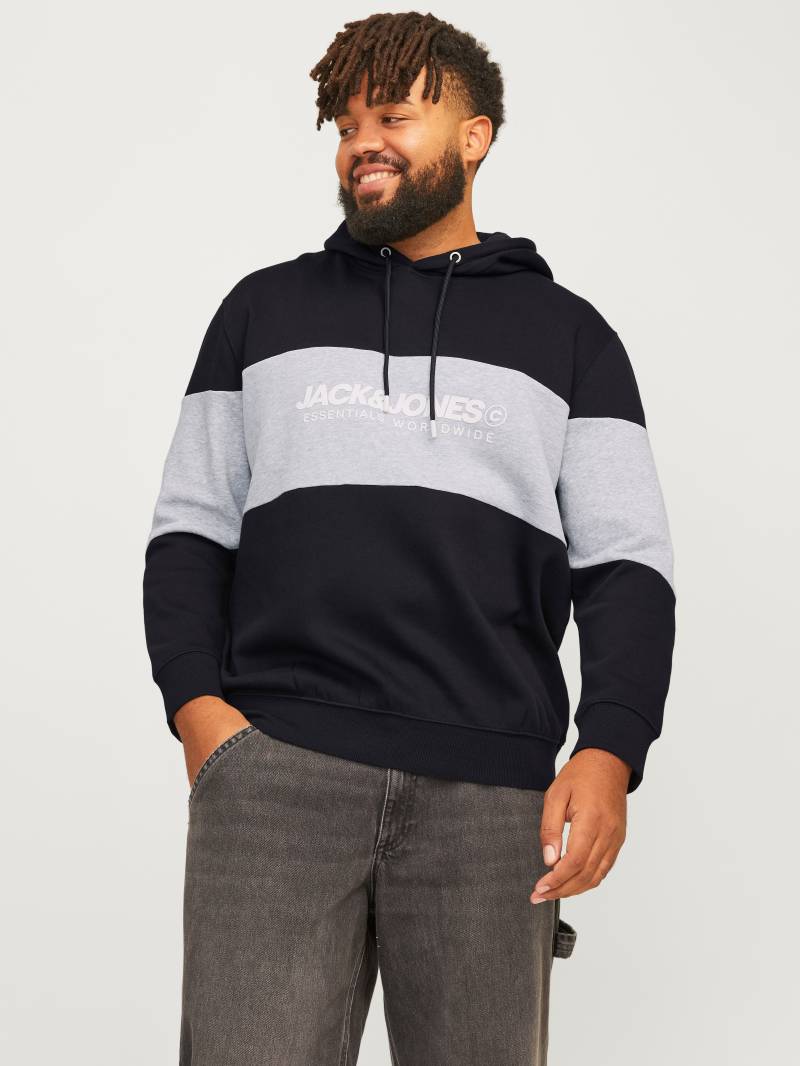 Jack & Jones PlusSize Kapuzensweatshirt »JJELEGACY BLOCKING SWEAT HOOD NOOS PLS« von Jack & Jones PlusSize