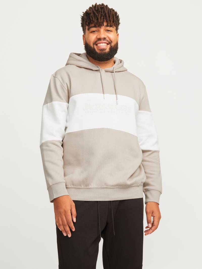 Jack & Jones PlusSize Kapuzensweatshirt »JJELEGACY BLOCKING SWEAT HOOD NOOS PLS« von Jack & Jones PlusSize