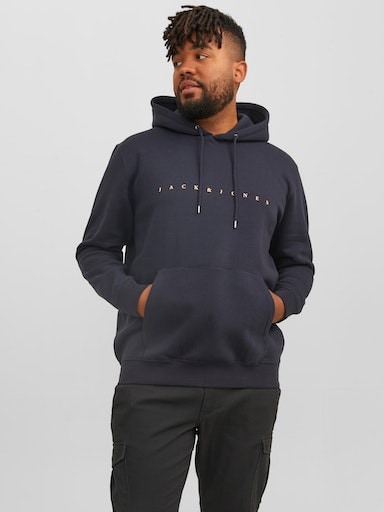 Jack & Jones PlusSize Kapuzensweatshirt »JJESTAR JJ SWEAT HOOD NOOS PLS«, mit Kängurutasche von Jack & Jones PlusSize