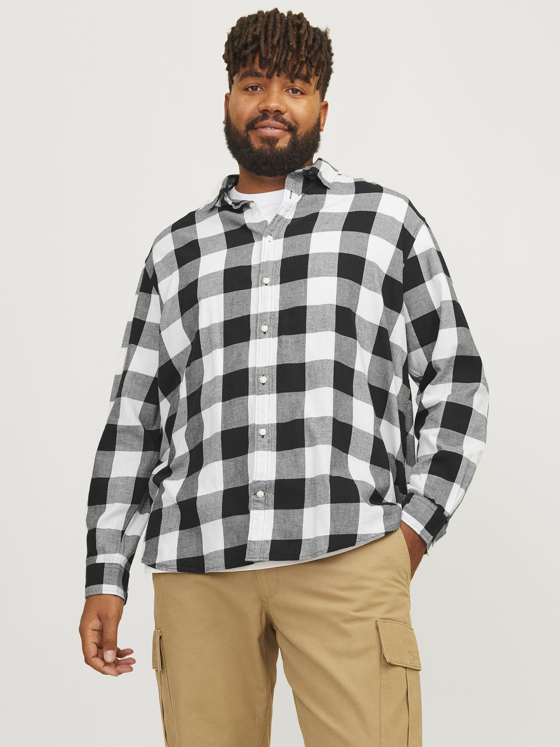 Jack & Jones PlusSize Karohemd »JJEGINGHAM TWILL SHIRT L/S NOOS PLS« von Jack & Jones PlusSize