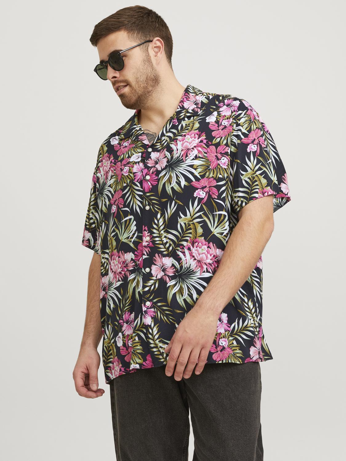 Jack & Jones PlusSize Kurzarmhemd »JJEJEFF AOP RESORT SHIRT SS SN PLS« von Jack & Jones PlusSize