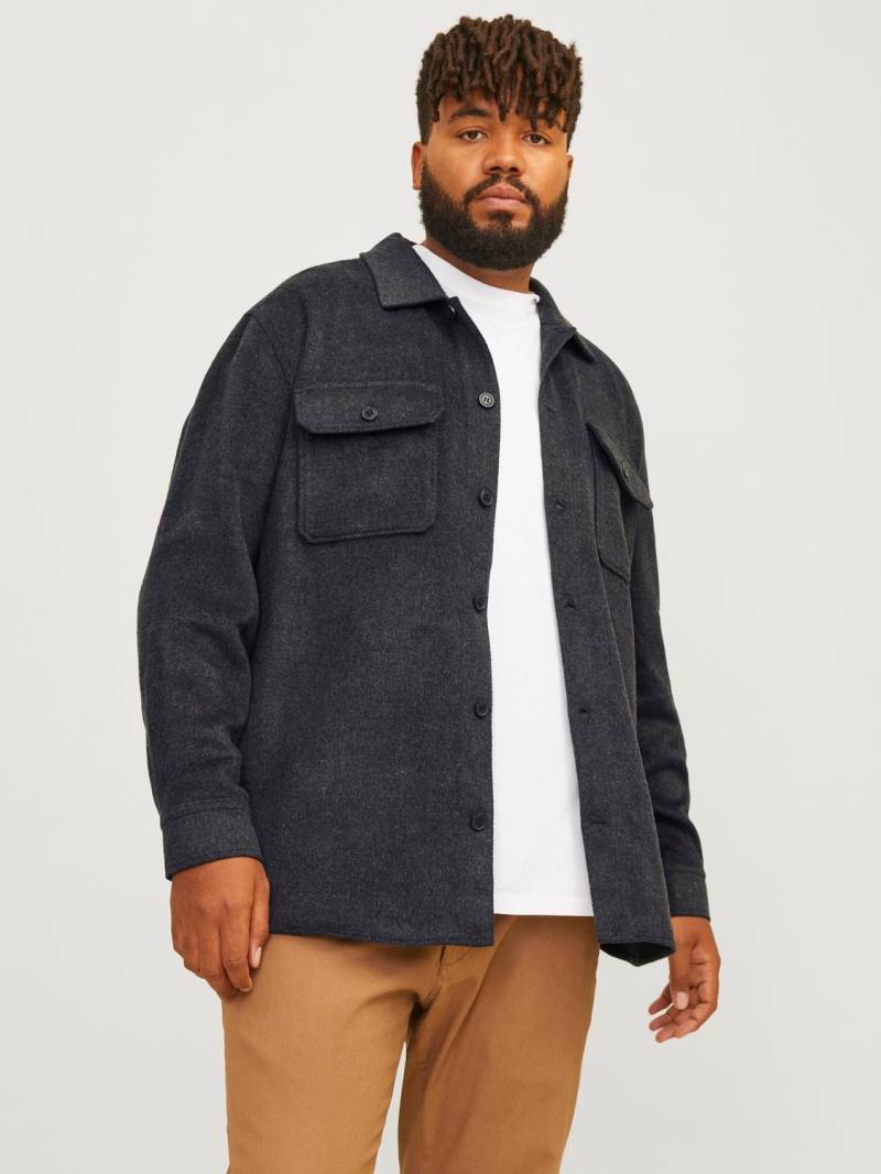 Jack & Jones PlusSize Langarmhemd »JJEBRADLEY OLLIE OVERSHIRT LS NOOS PLS« von Jack & Jones PlusSize