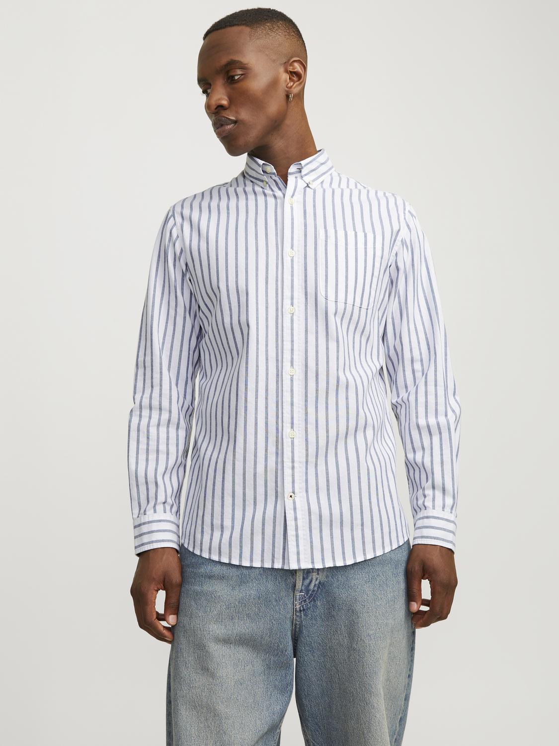 Jack & Jones PlusSize Langarmhemd »JJEOXFORD SHIRT L/S S21 NOOS PLS« von Jack & Jones PlusSize