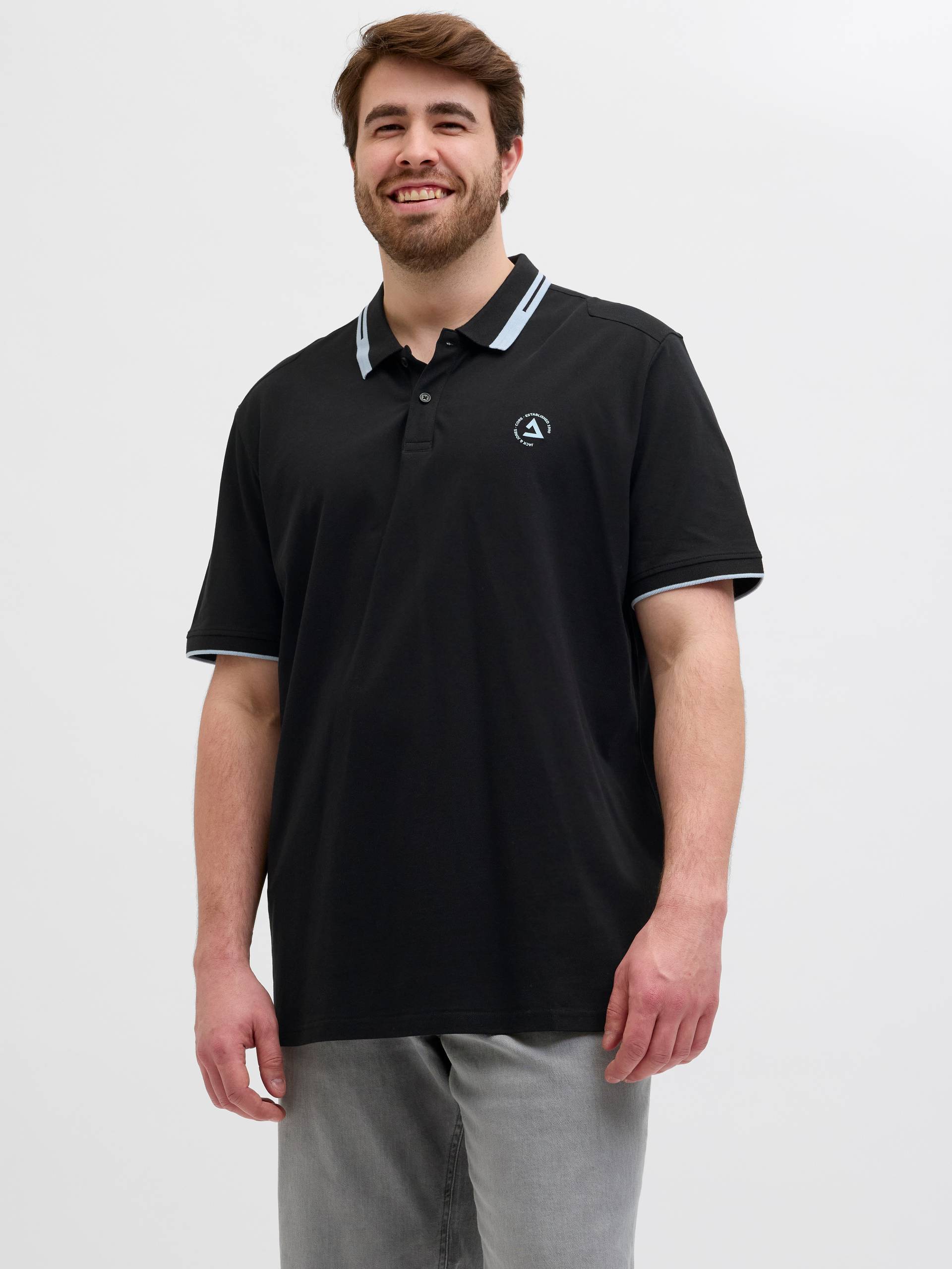 Jack & Jones PlusSize Poloshirt »JCOHASS LOGO POLO SS PLS« Jack & Jones PlusSize Poloshirt »JCOHASS LOGO POLO SS PLS« von Jack & Jones PlusSize