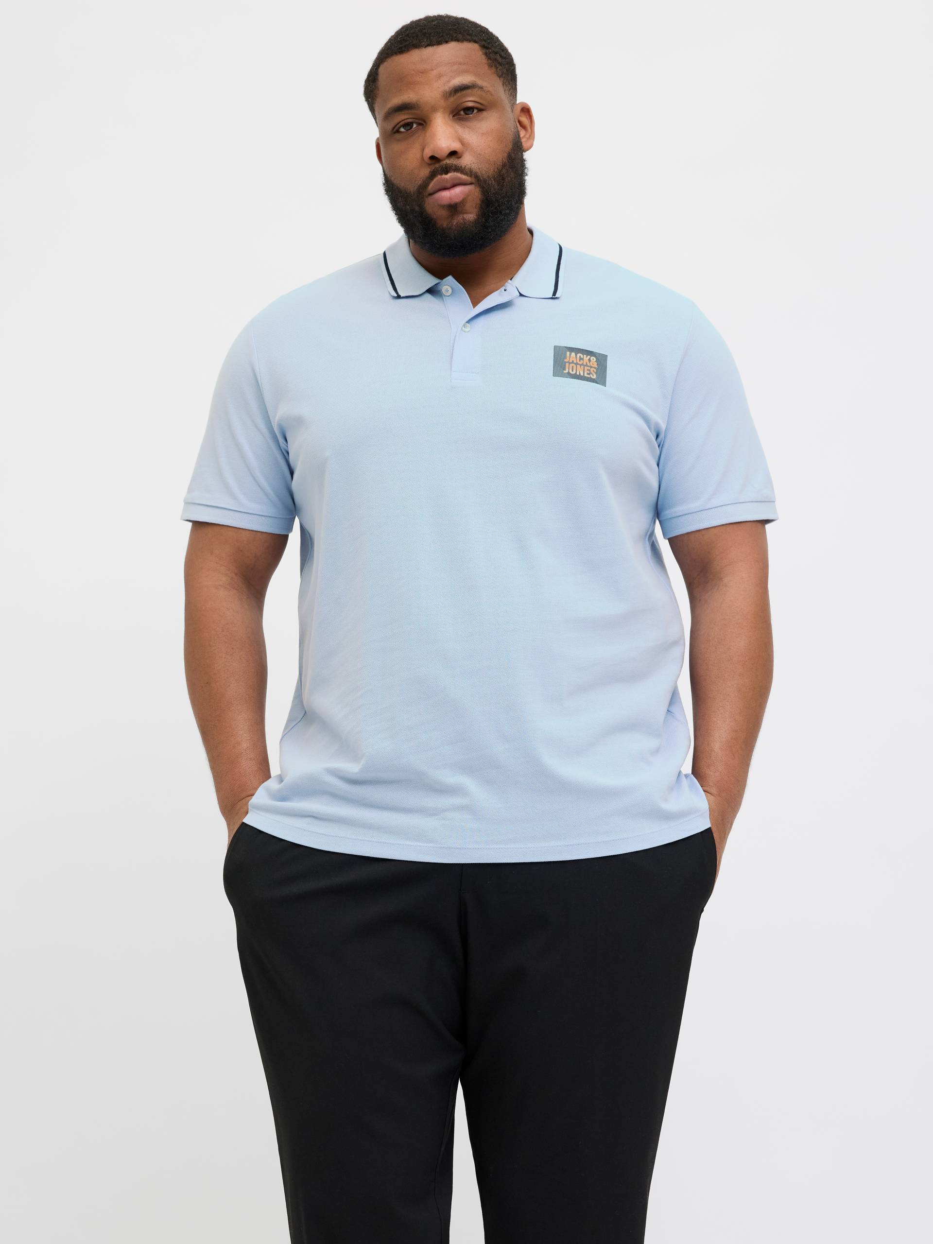 Jack & Jones PlusSize Poloshirt »JJHUDSON POLO SS PLS« Jack & Jones PlusSize Poloshirt »JJHUDSON POLO SS PLS« von Jack & Jones PlusSize