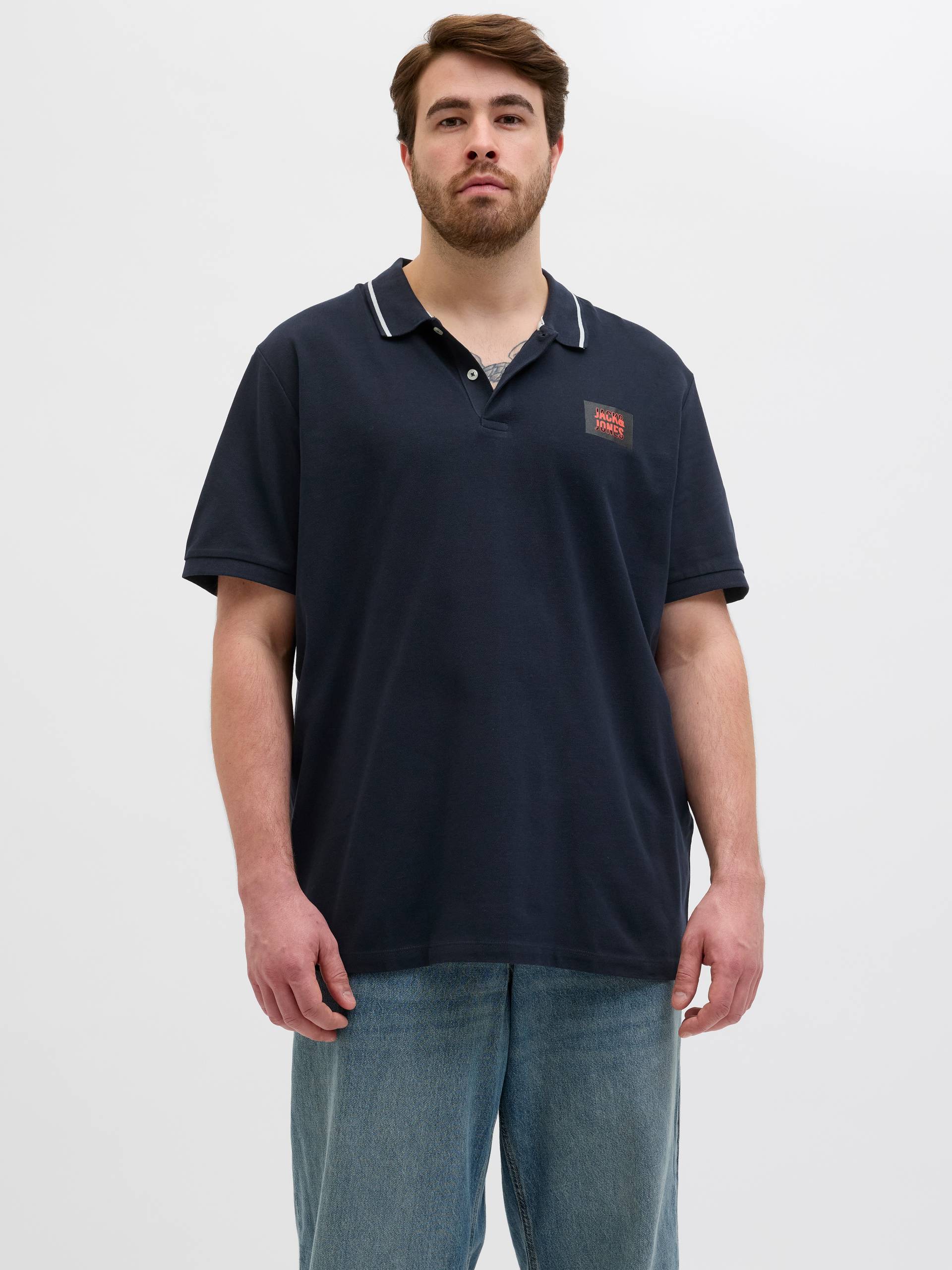 Jack & Jones PlusSize Poloshirt »JJHUDSON POLO SS PLS« Jack & Jones PlusSize Poloshirt »JJHUDSON POLO SS PLS« von Jack & Jones PlusSize