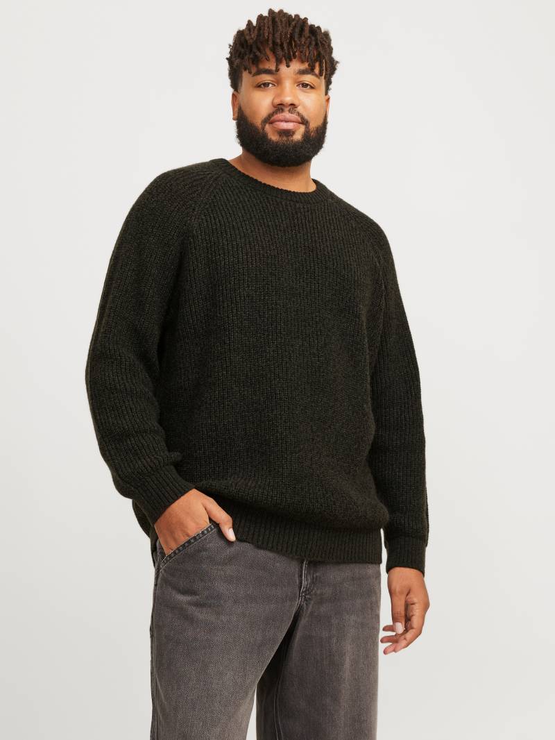 Jack & Jones PlusSize Rundhalspullover »JJJONES KNIT CREW NECK PLS« von Jack & Jones PlusSize