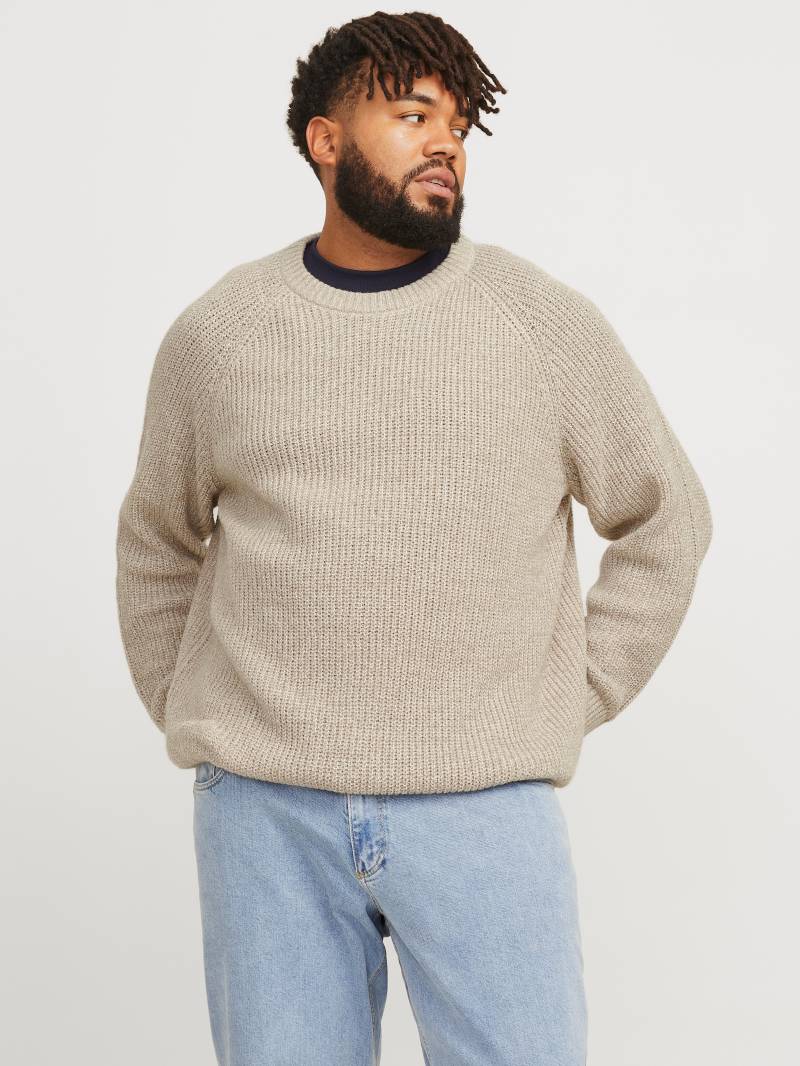 Jack & Jones PlusSize Rundhalspullover »JJJONES KNIT CREW NECK PLS« von Jack & Jones PlusSize