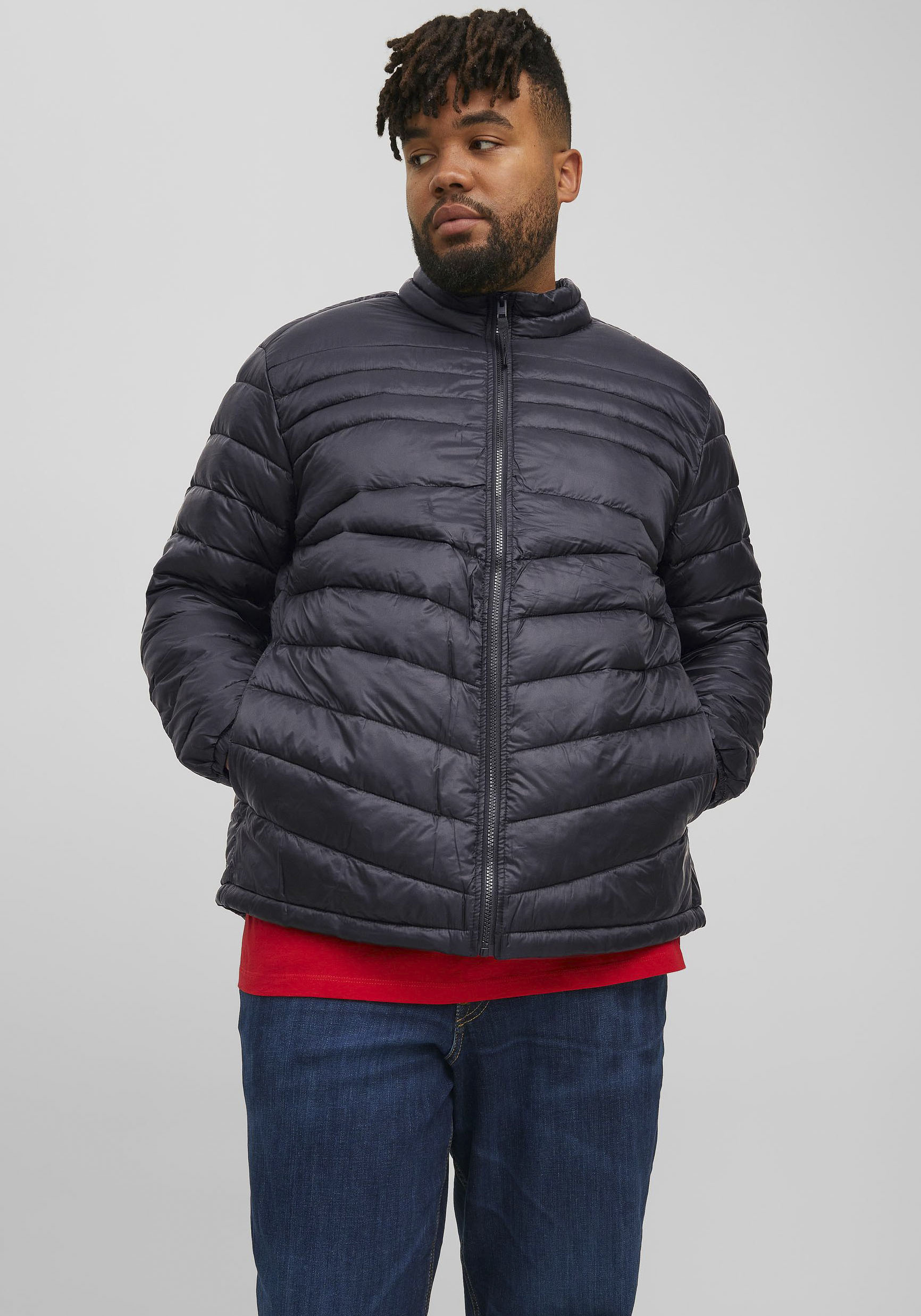 Jack & Jones PlusSize Steppjacke »JJEHERO PUFFER COLLAR PS SN« von Jack & Jones PlusSize