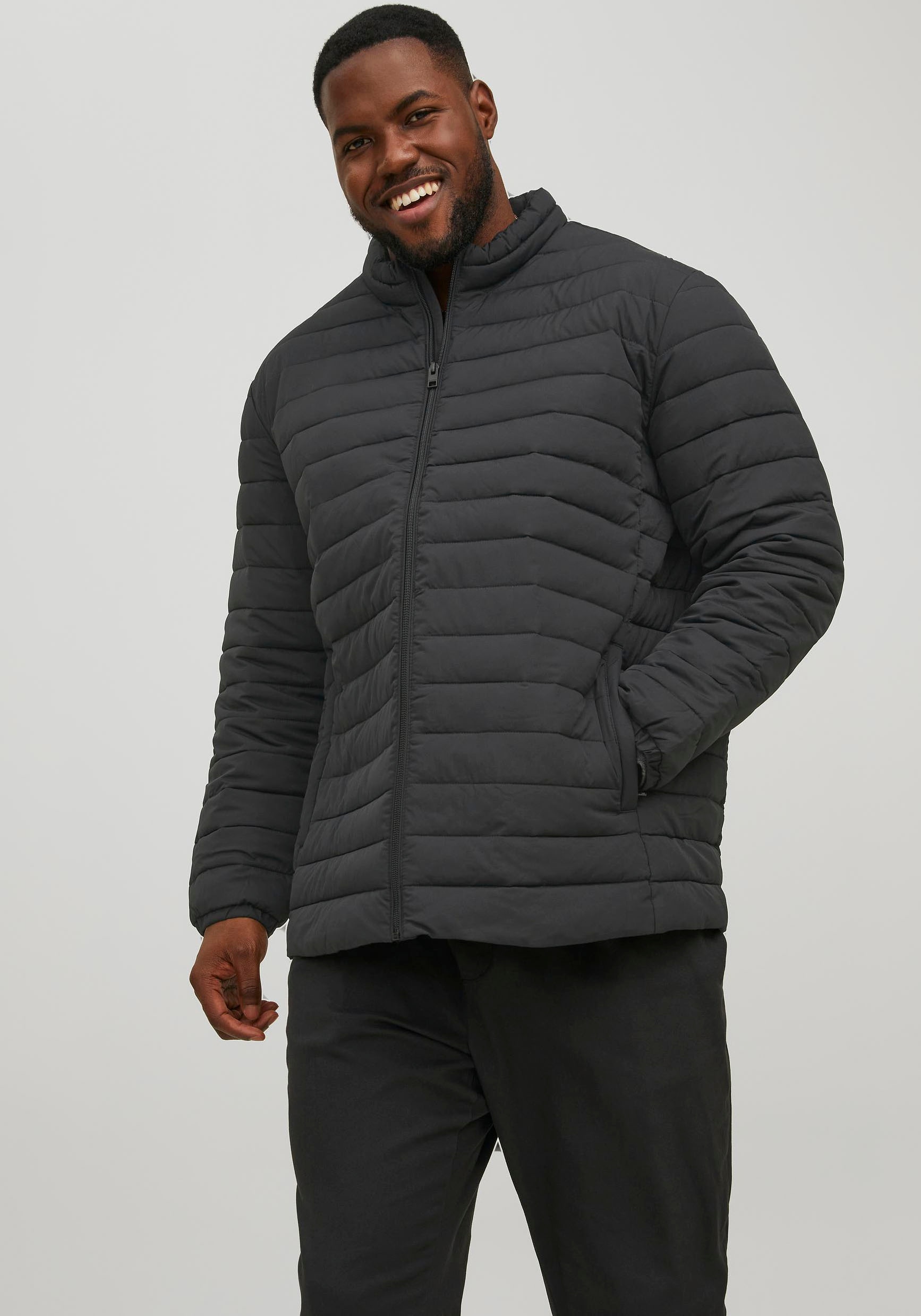 Jack & Jones PlusSize Steppjacke »JJERECYCLE PUFFER COLLAR NOOS PS« von Jack & Jones PlusSize