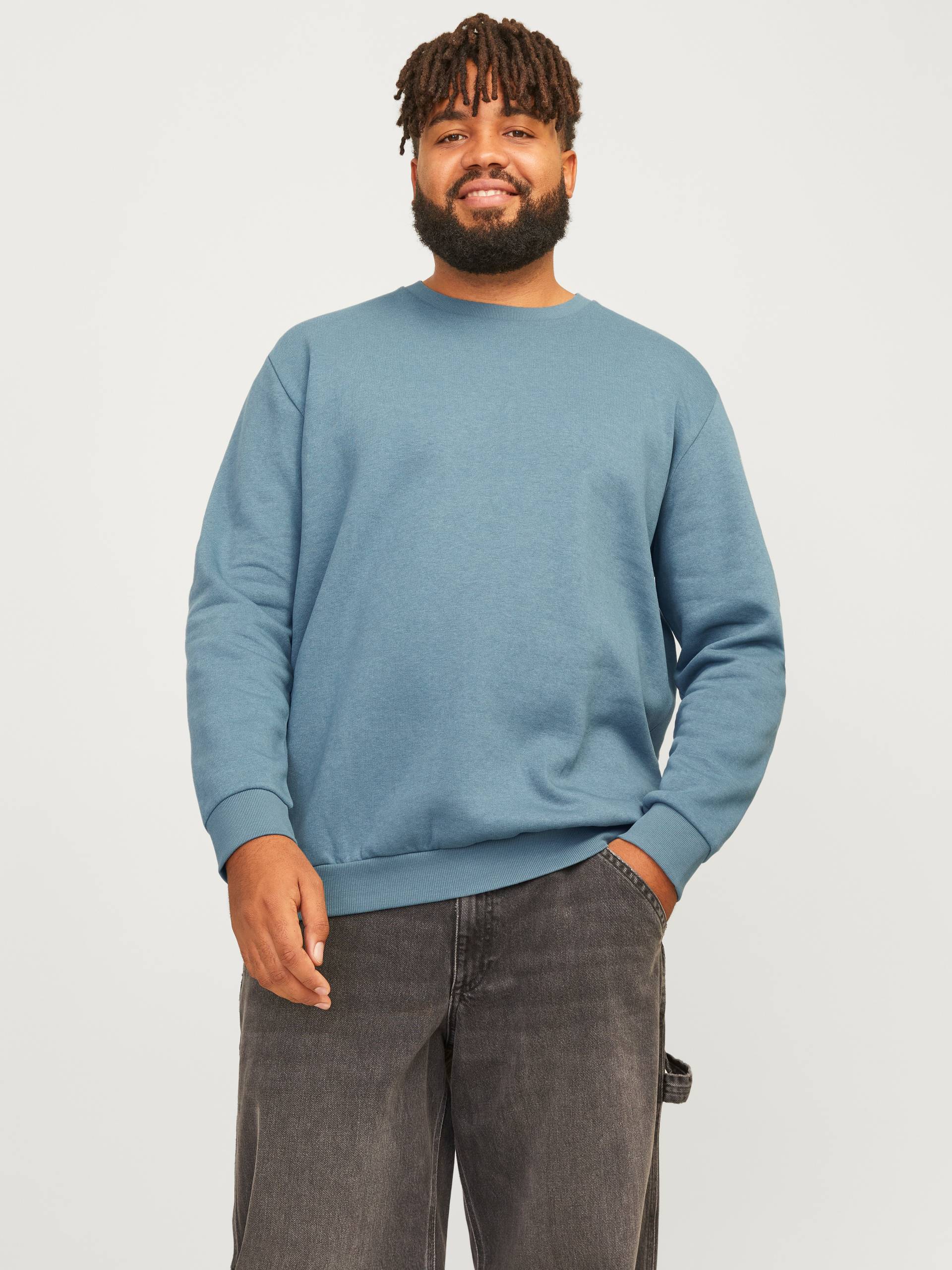 Jack & Jones PlusSize Sweatshirt »JJEBRADLEY SWEAT CREW NOOS PLS« von Jack & Jones PlusSize