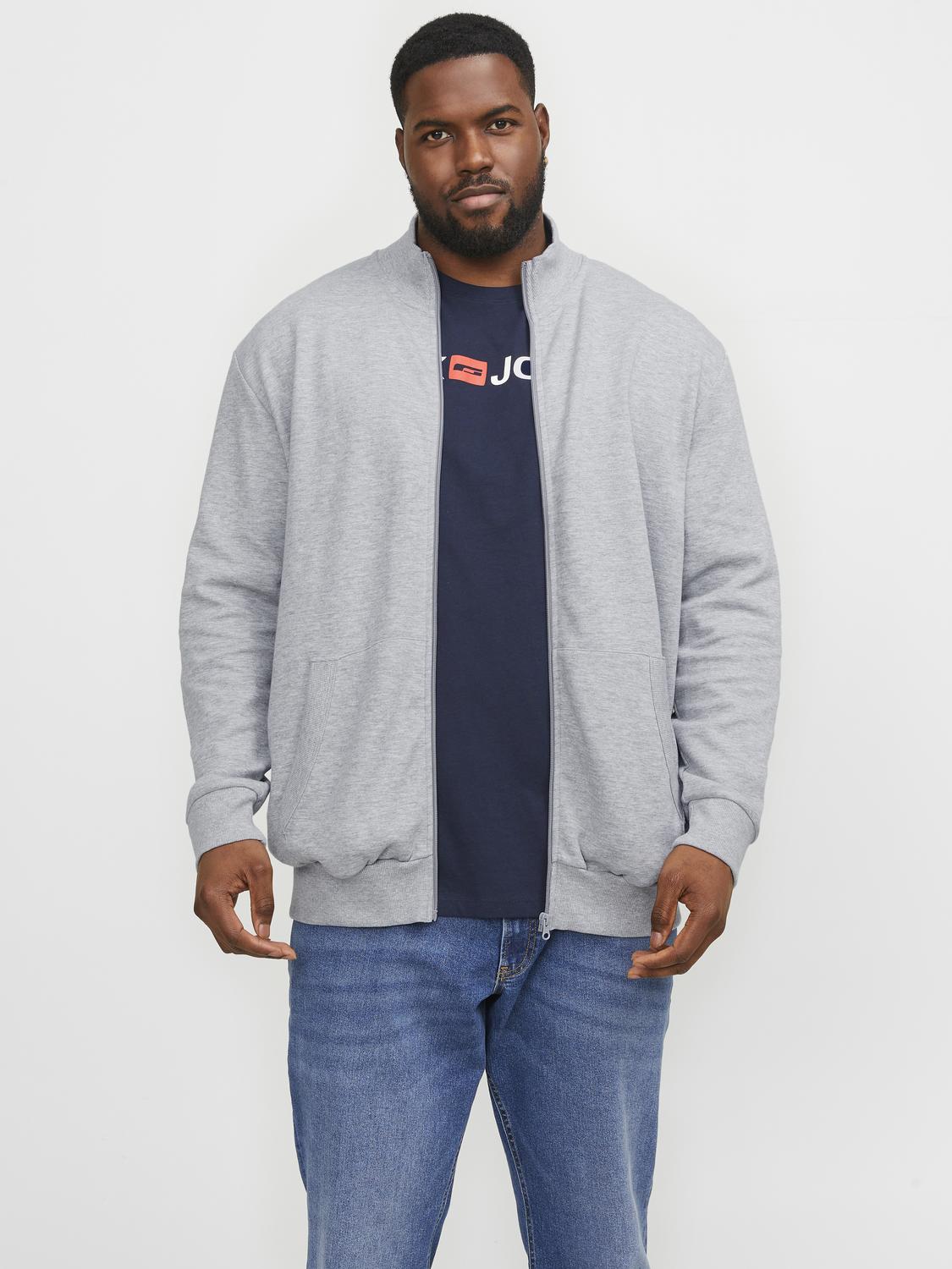 Jack & Jones PlusSize Sweatshirt »JJEPAULOS SWEAT ZIP NOOS PLS« von Jack & Jones PlusSize