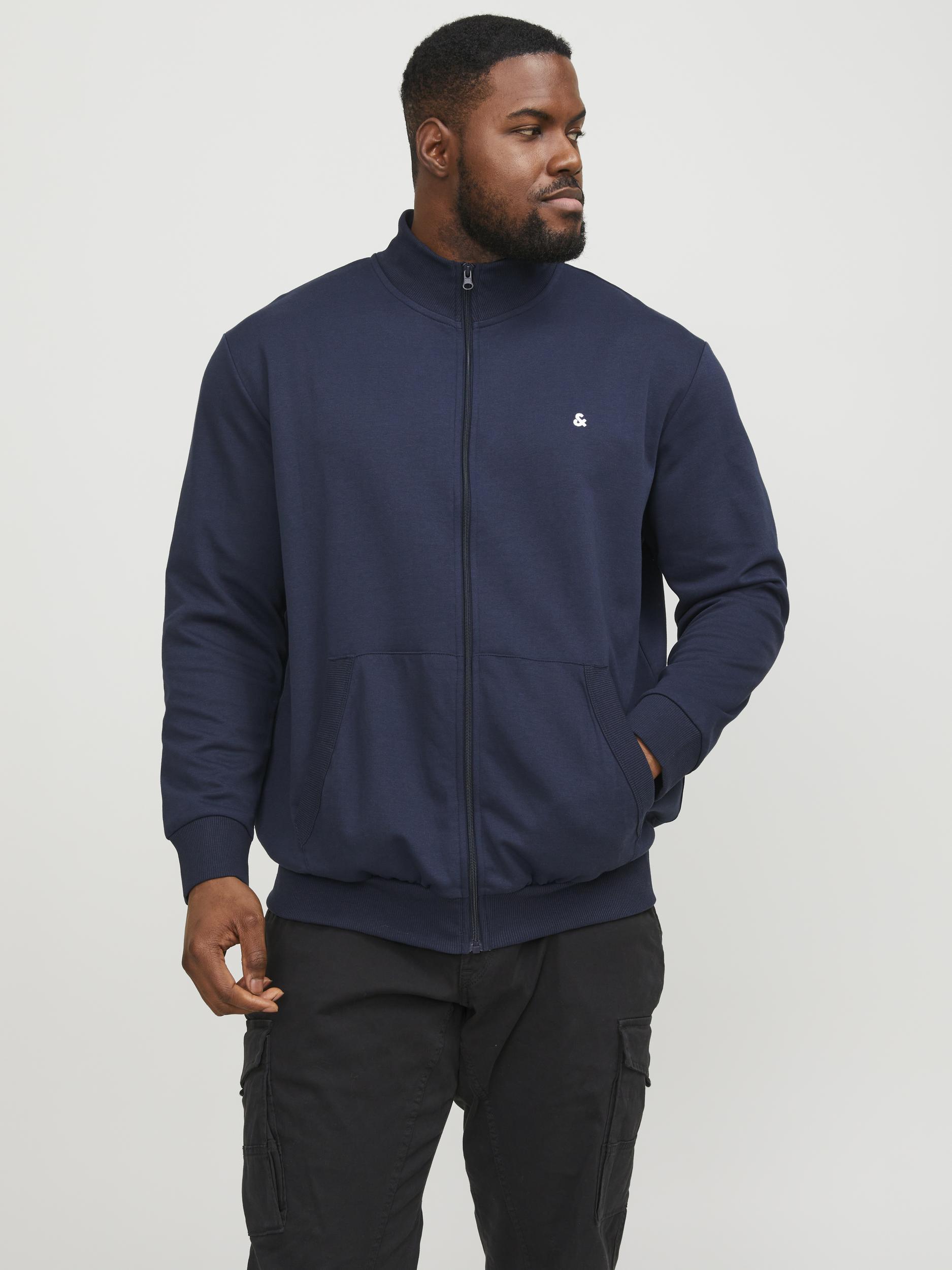 Jack & Jones PlusSize Sweatshirt »JJEPAULOS SWEAT ZIP NOOS PLS« von Jack & Jones PlusSize