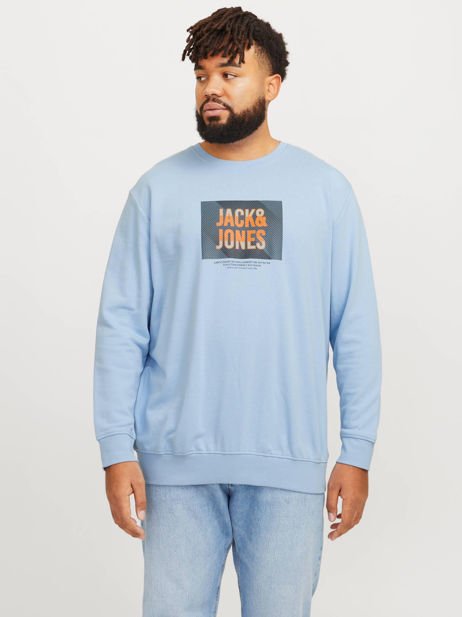 Jack & Jones PlusSize Sweatshirt »JJHUDSON SWEAT CREW NECK PLS« Jack & Jones PlusSize Sweatshirt »JJHUDSON SWEAT CREW NECK PLS« von Jack & Jones PlusSize