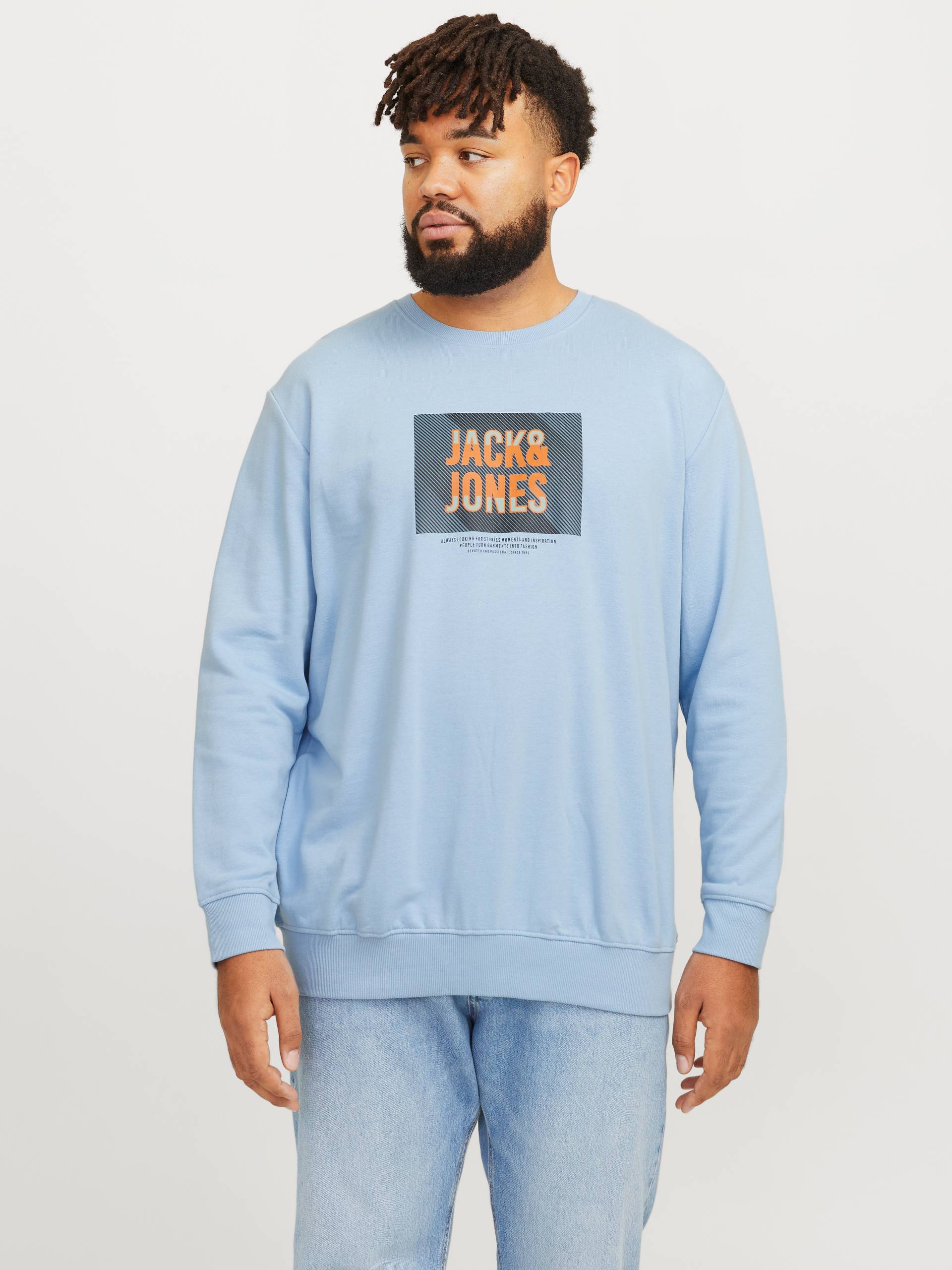 Jack & Jones PlusSize Sweatshirt »JJHUDSON SWEAT CREW NECK PLS« von Jack & Jones PlusSize